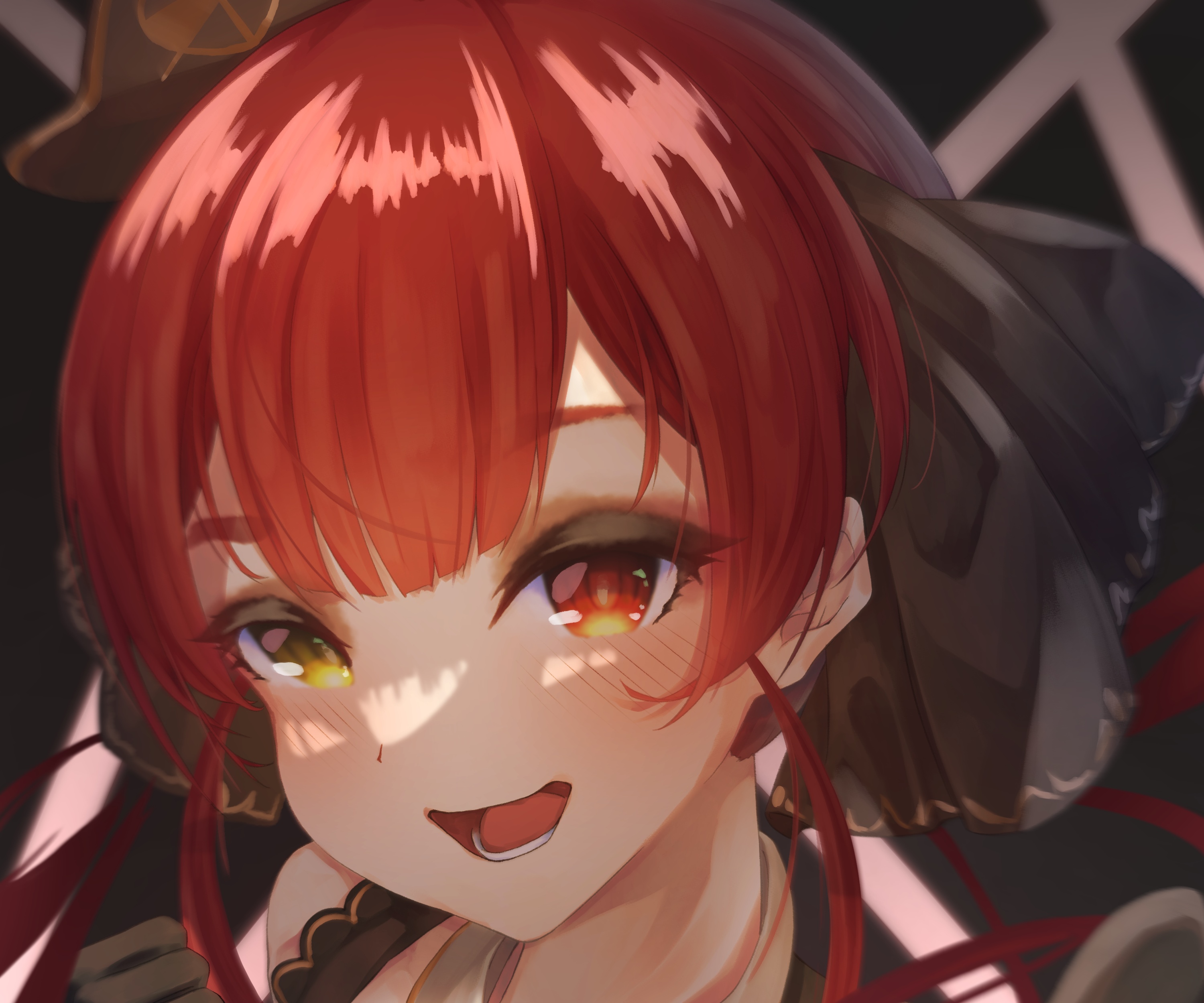 Houshou Marine with heterochromia eyes HD Wallpaper