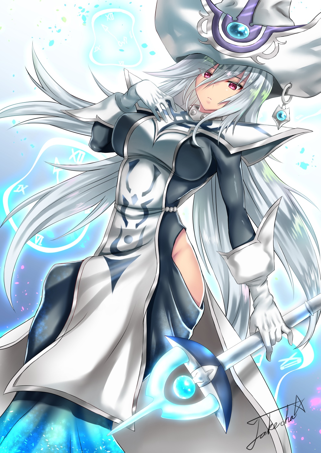 Silent Magician from Yu-Gi-Oh! casting a spell HD Phone Wallpaper