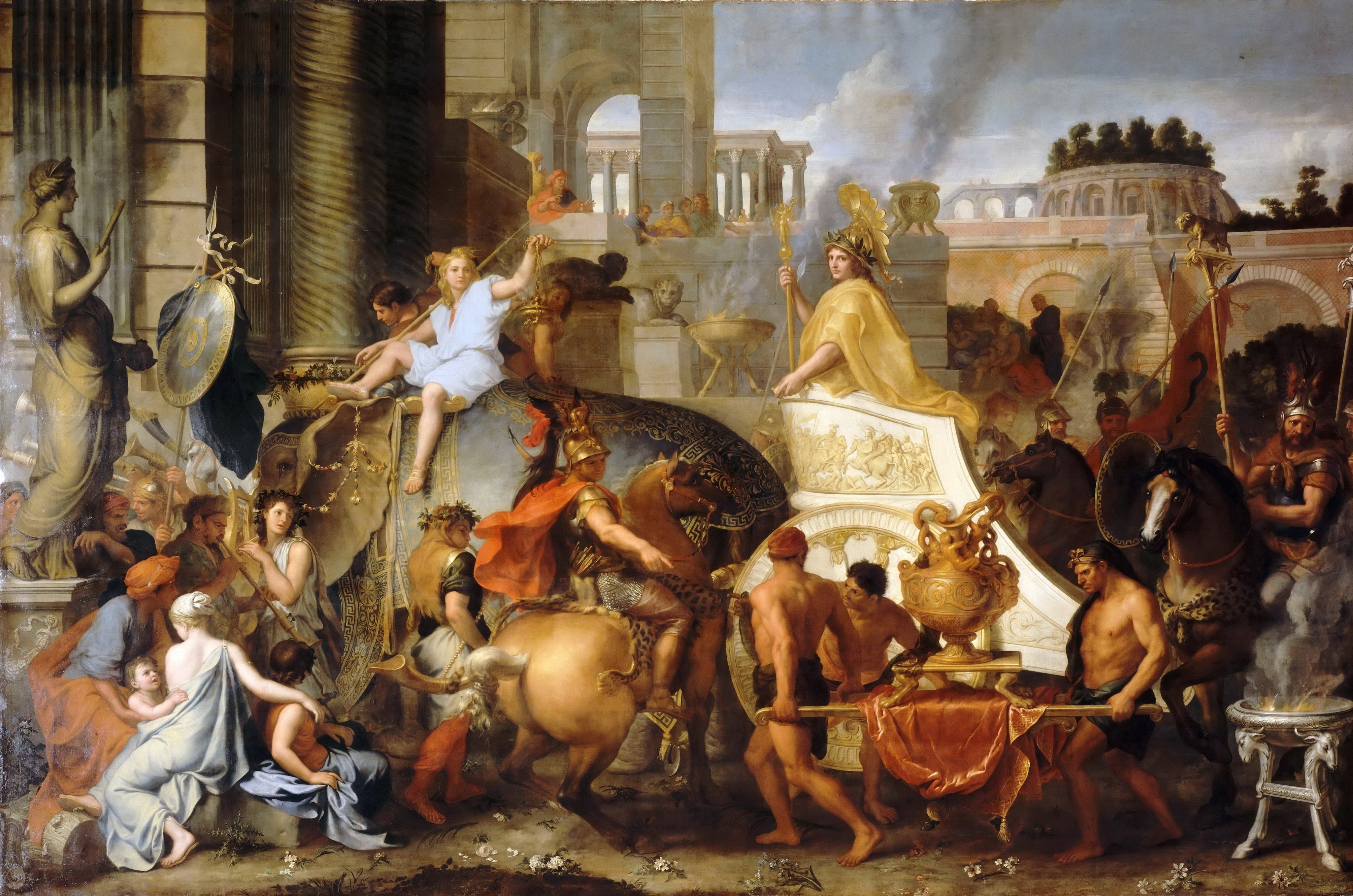 4K Painting of a Roman Triumph HD Wallpaper
