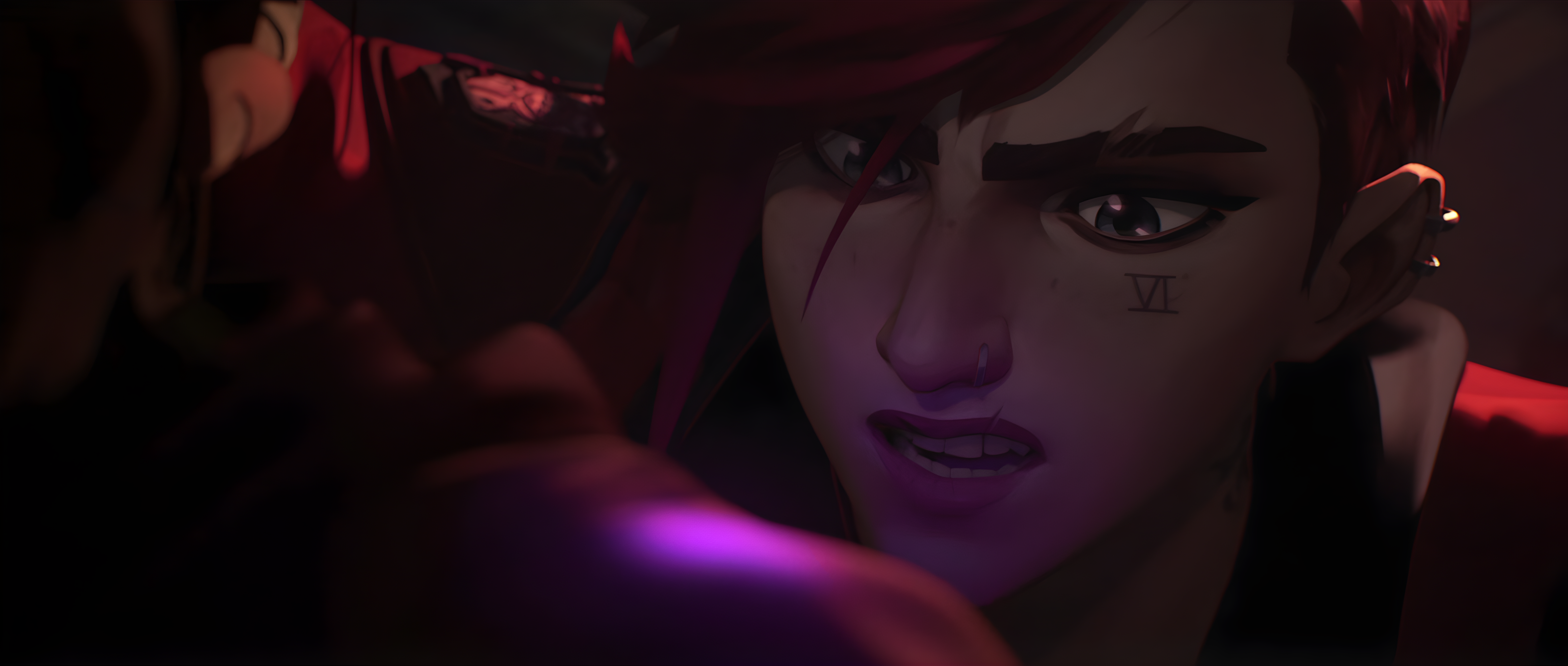 Vi from Arcane in close-up HD Wallpaper