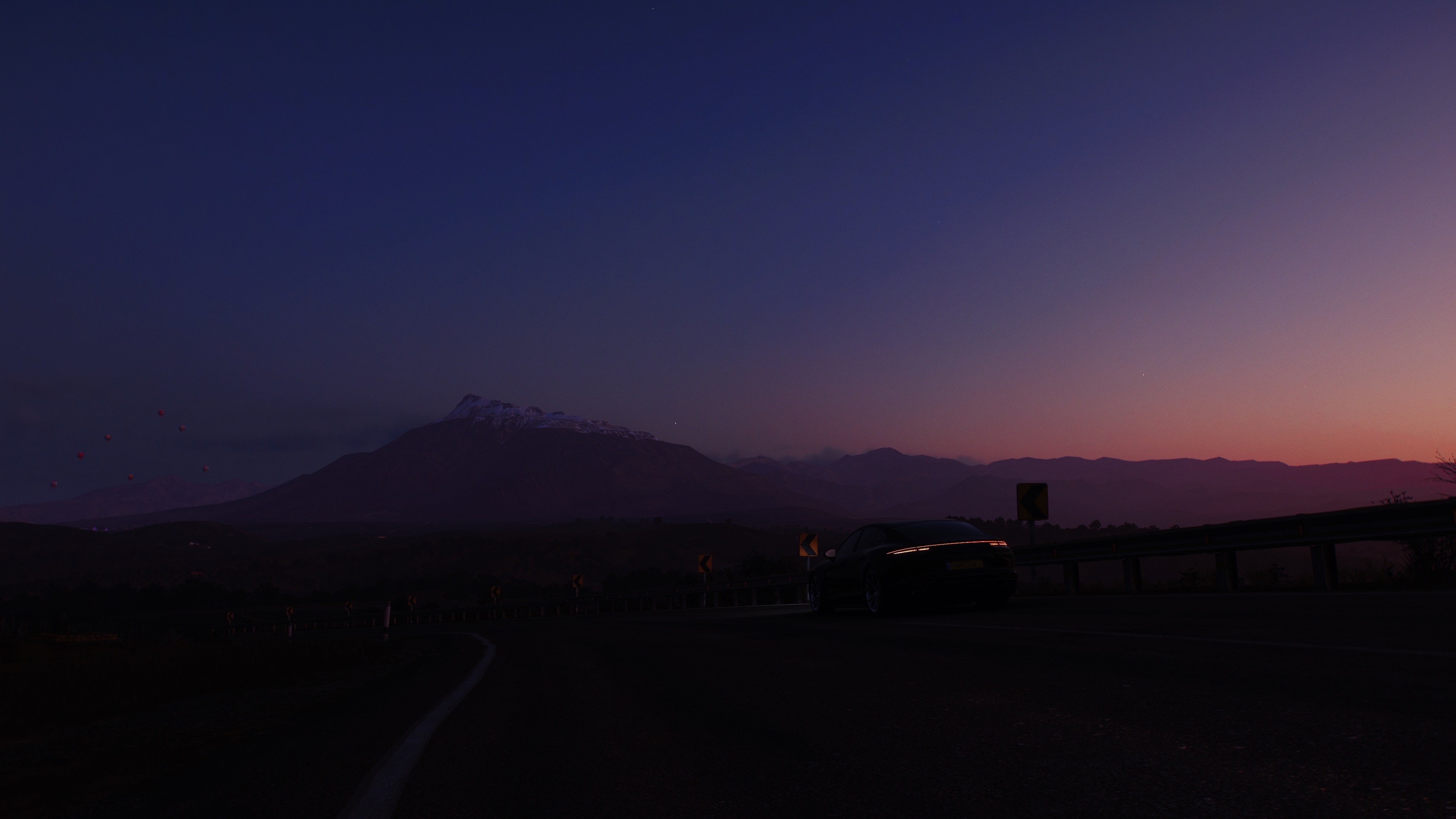 Forza Horizon 5: Porsche Panamera at Sunset HD Wallpaper