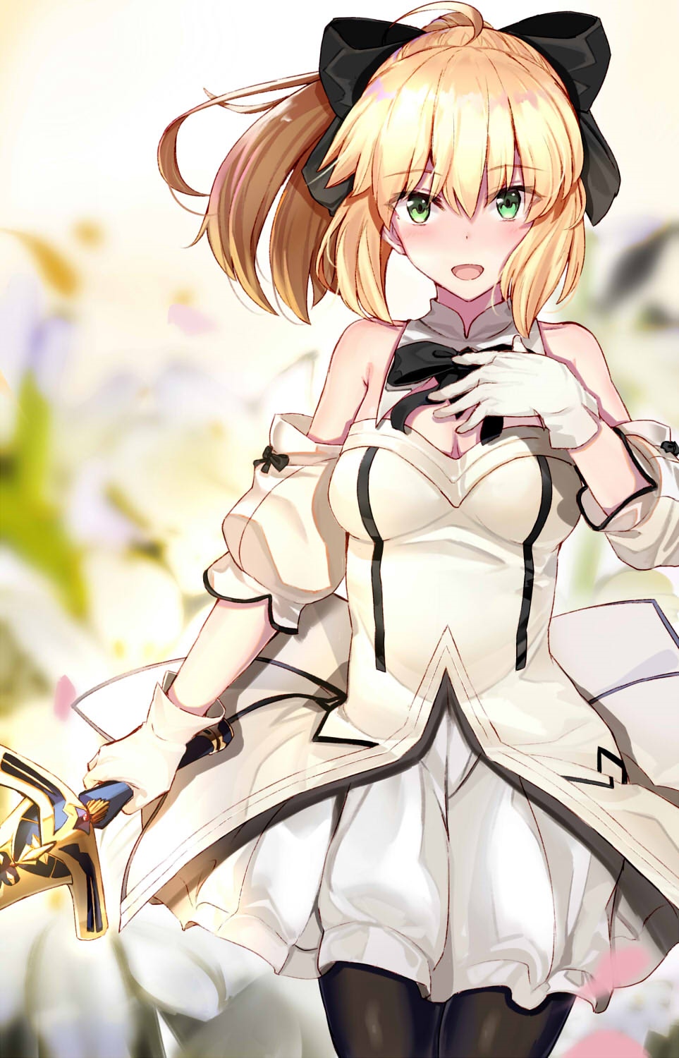 Saber Lily Artoria Pendragon from Fate/Grand Order HD Phone Wallpaper