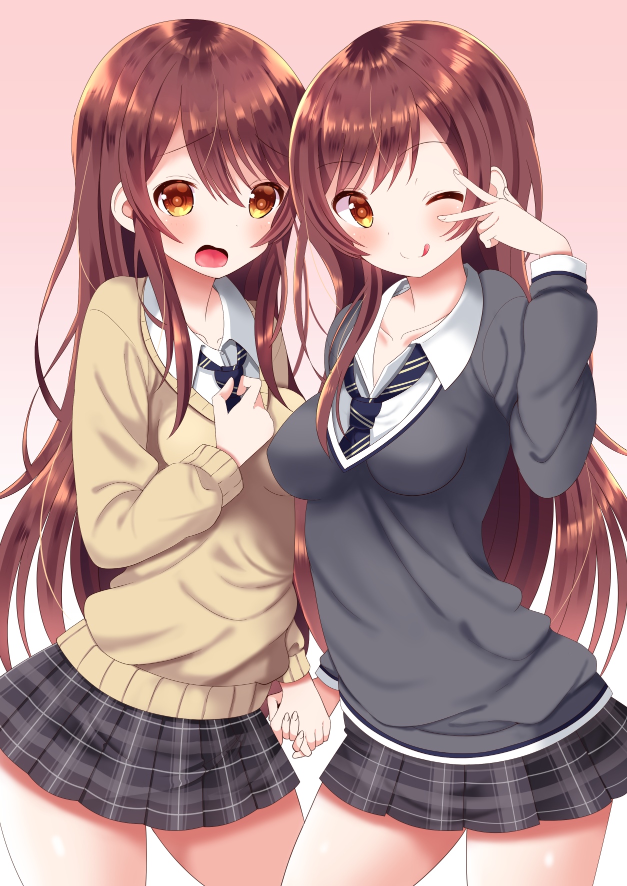 Oosaki Tenka and Oosaki Amana from THE iDOLM@STER HD Phone Wallpaper