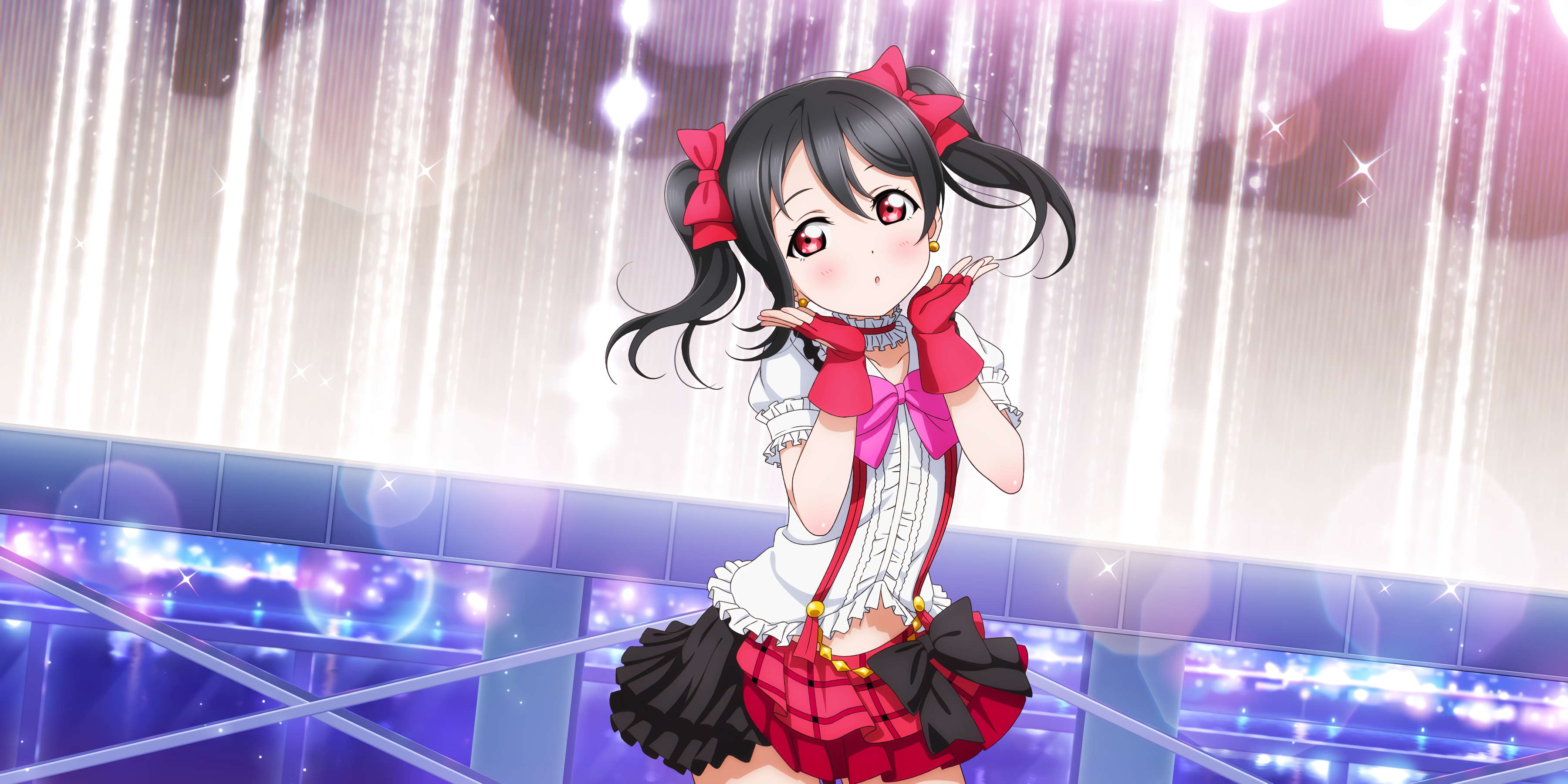 Yazawa Nico from Love Live! performing on stage HD Wallpaper