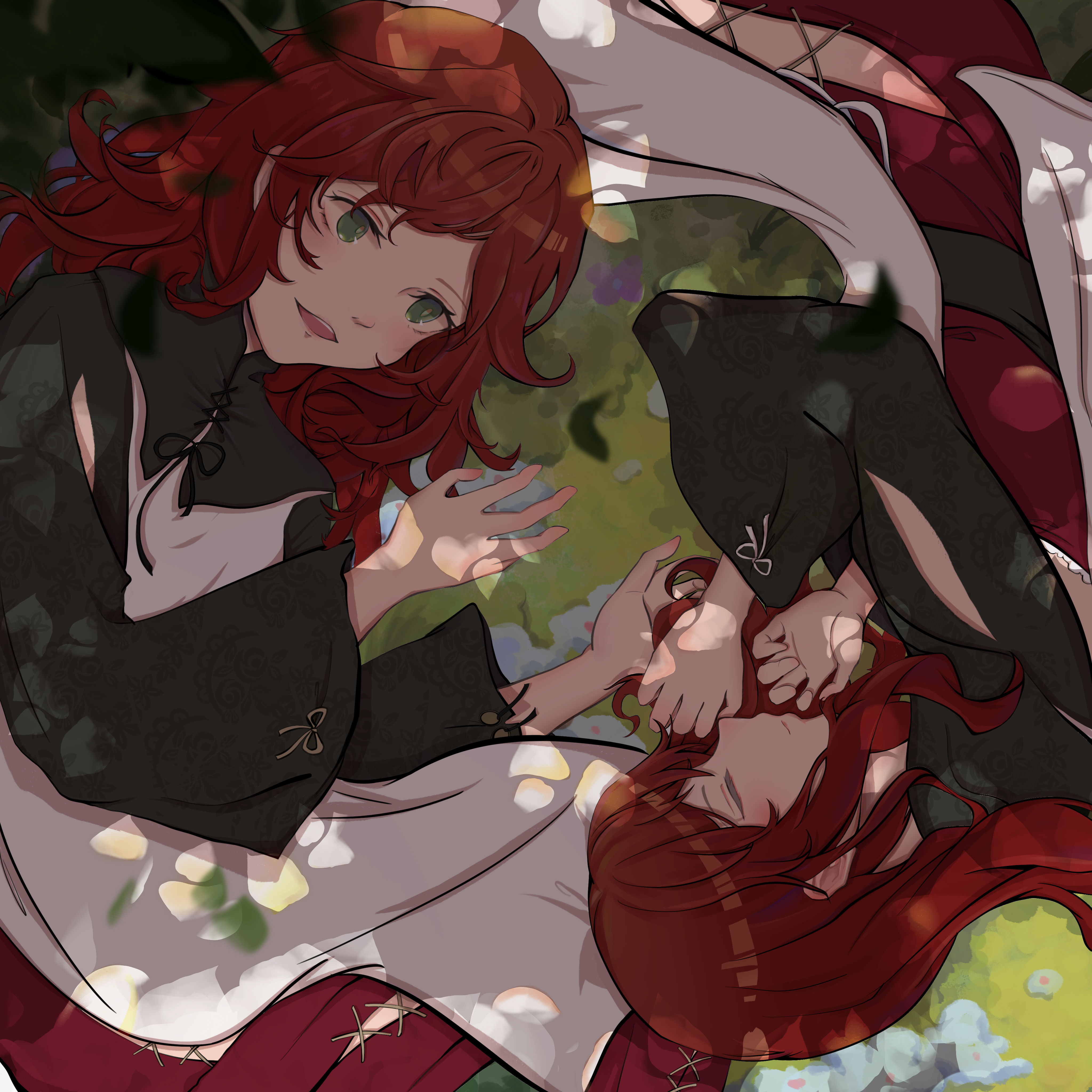 Popola and Devola from Nier: Automata HD Wallpaper