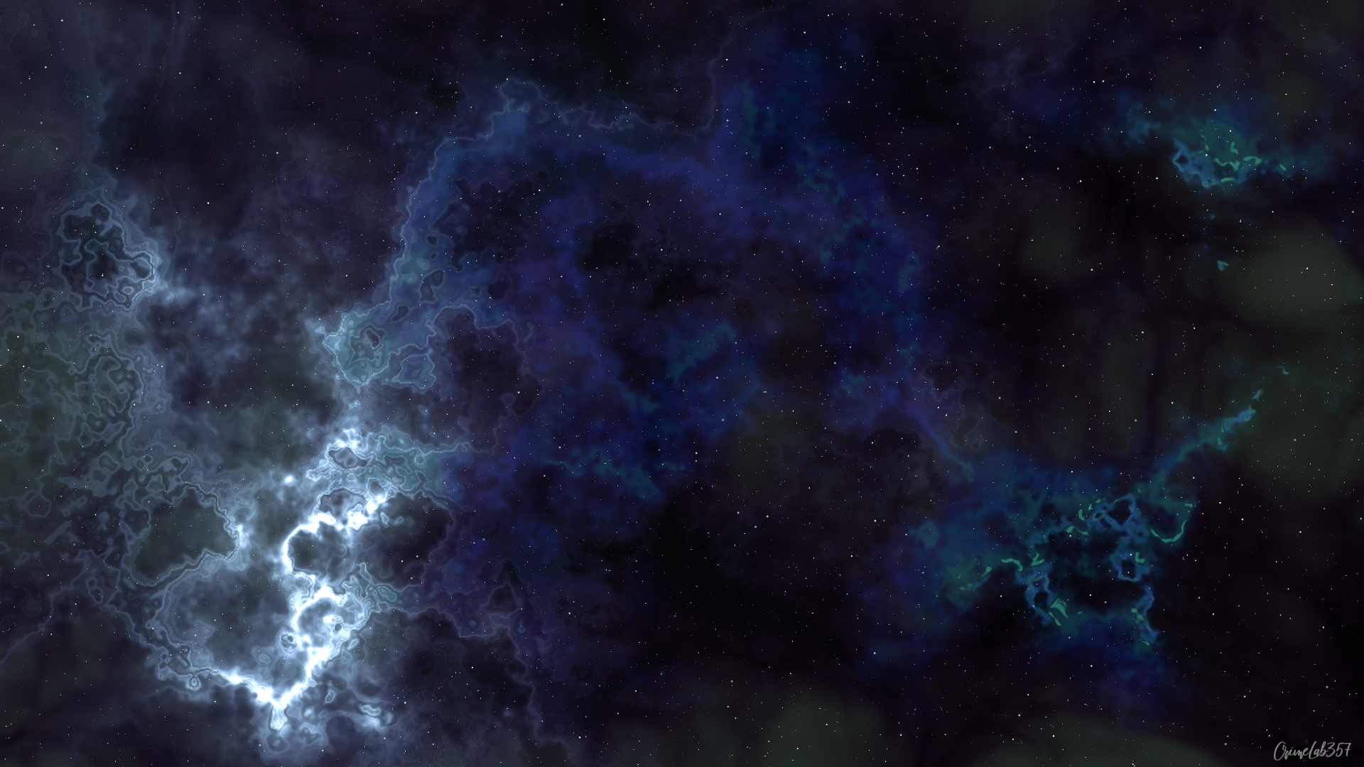 Deep Space Nebula with Stars HD Wallpaper