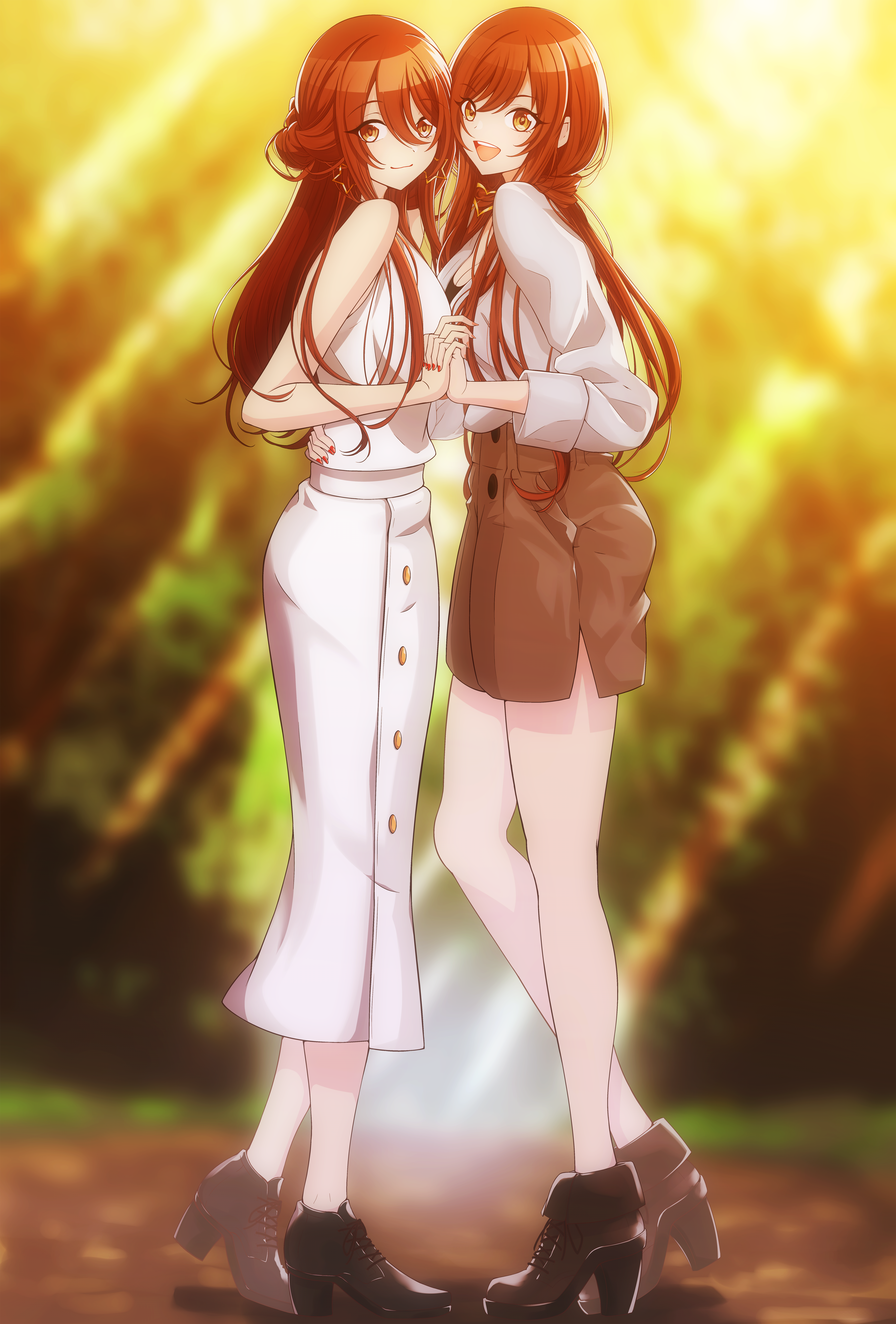 4K Oosaki Amana and Oosaki Tenka HD Phone Wallpaper