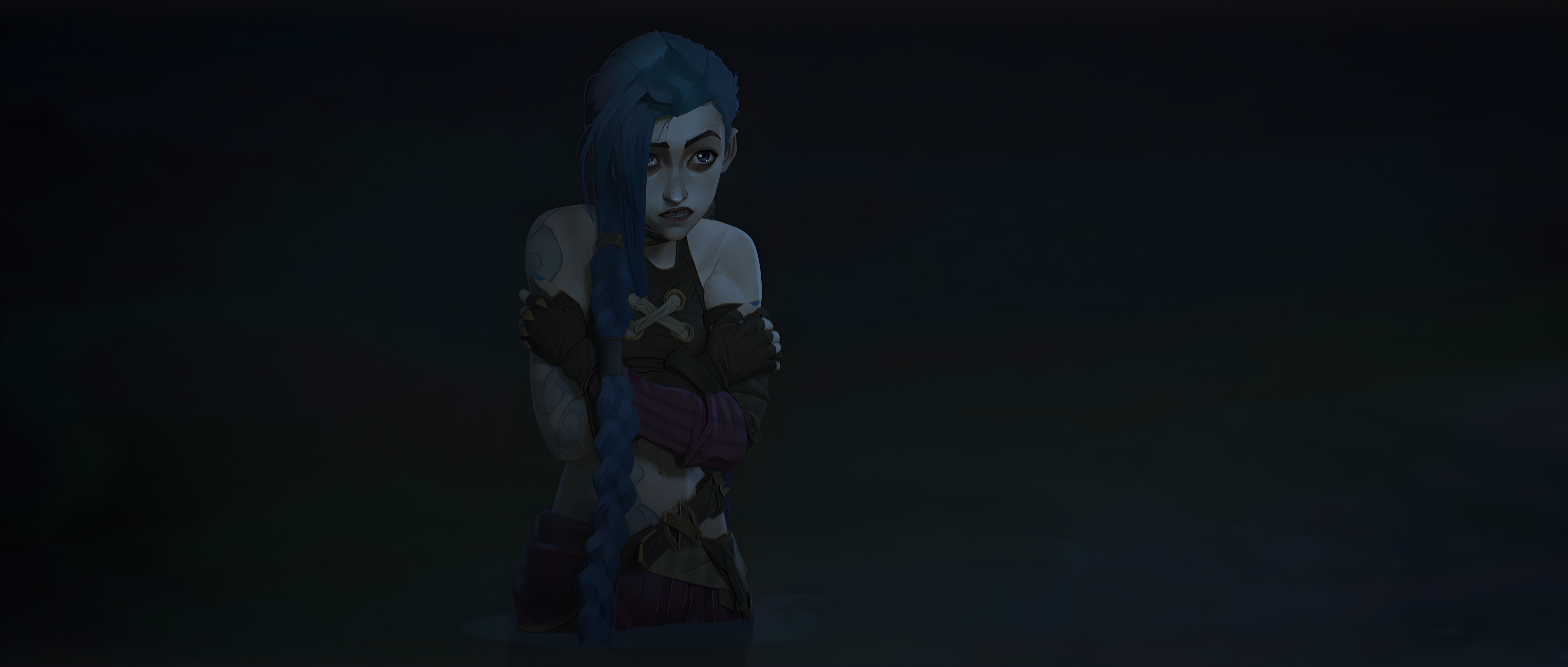 4K Jinx from Arcane HD Wallpaper