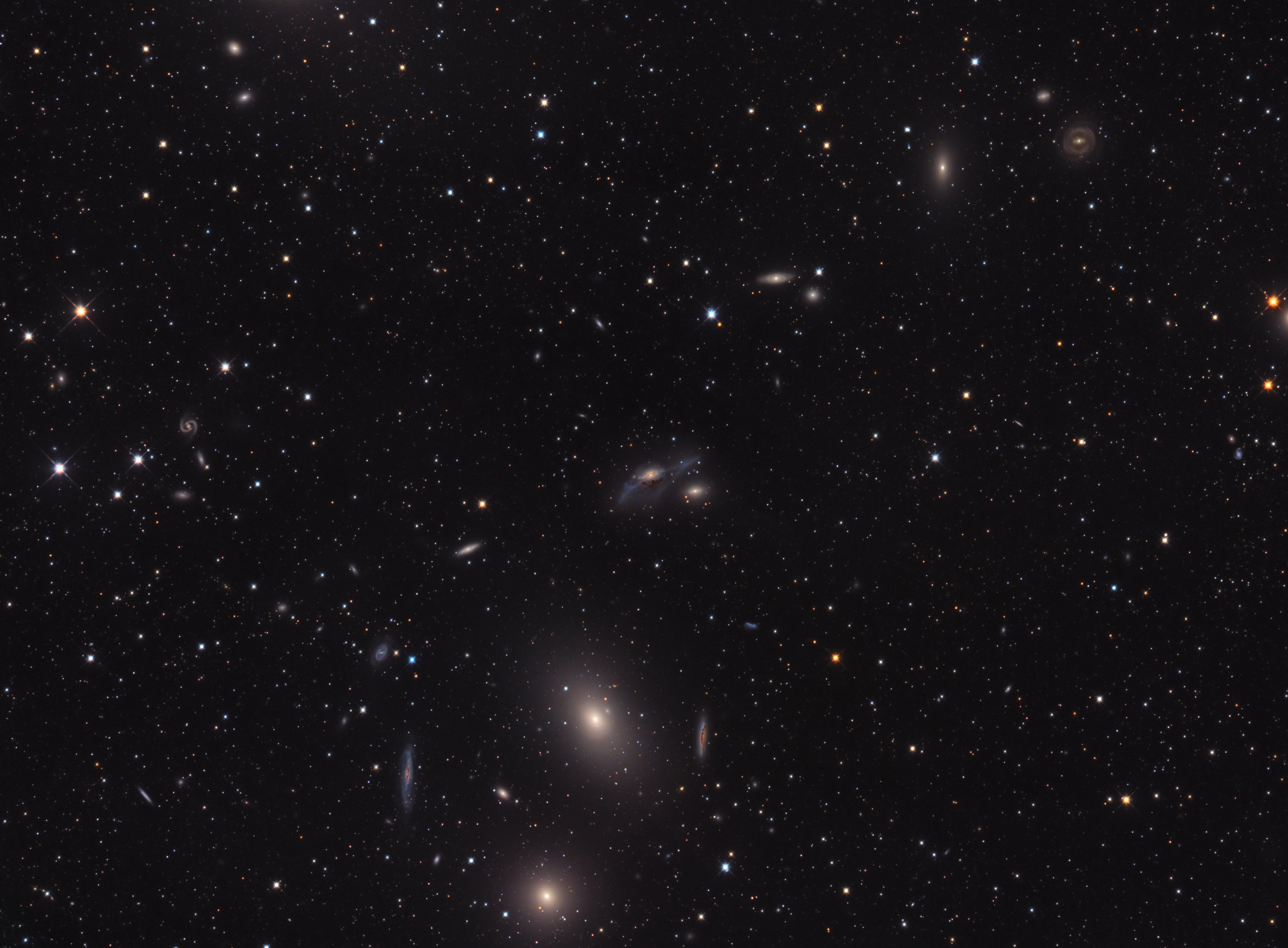 4K image of galaxies in space HD Wallpaper