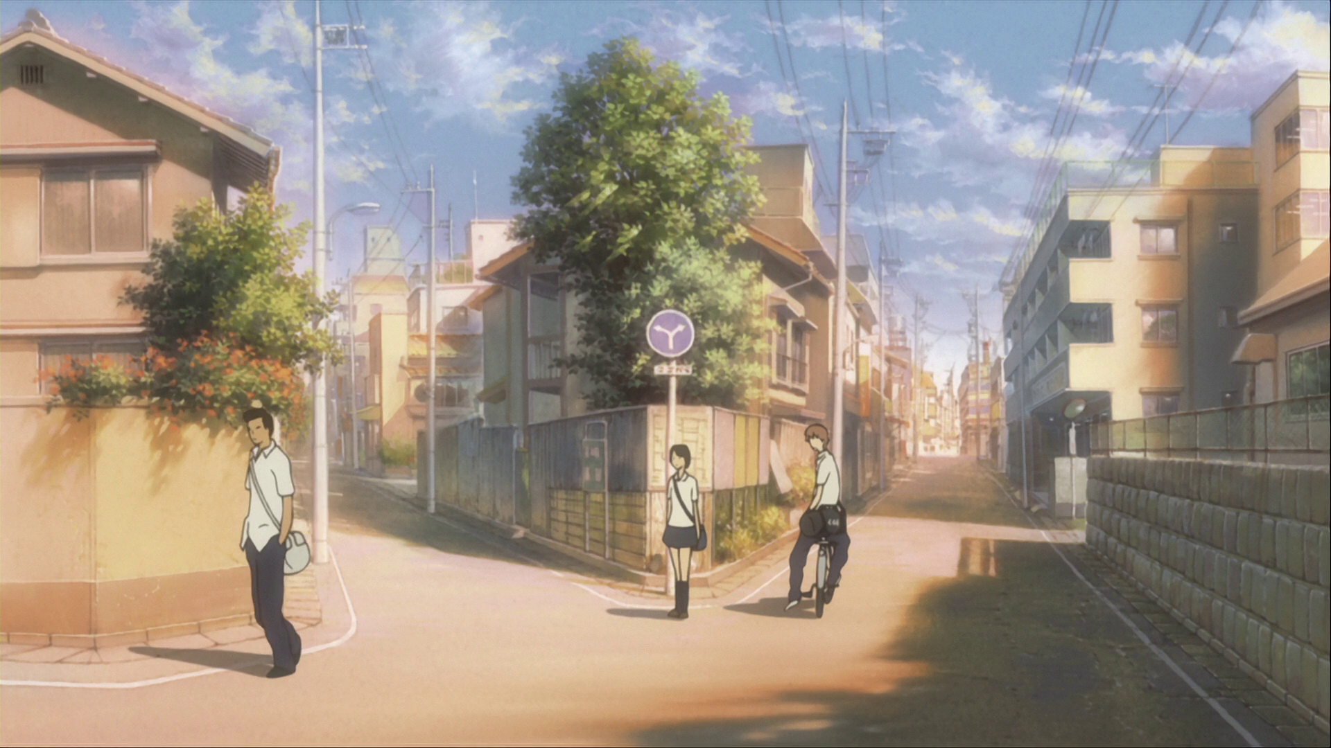 The Girl Who Leapt Through Time street scene HD Wallpaper