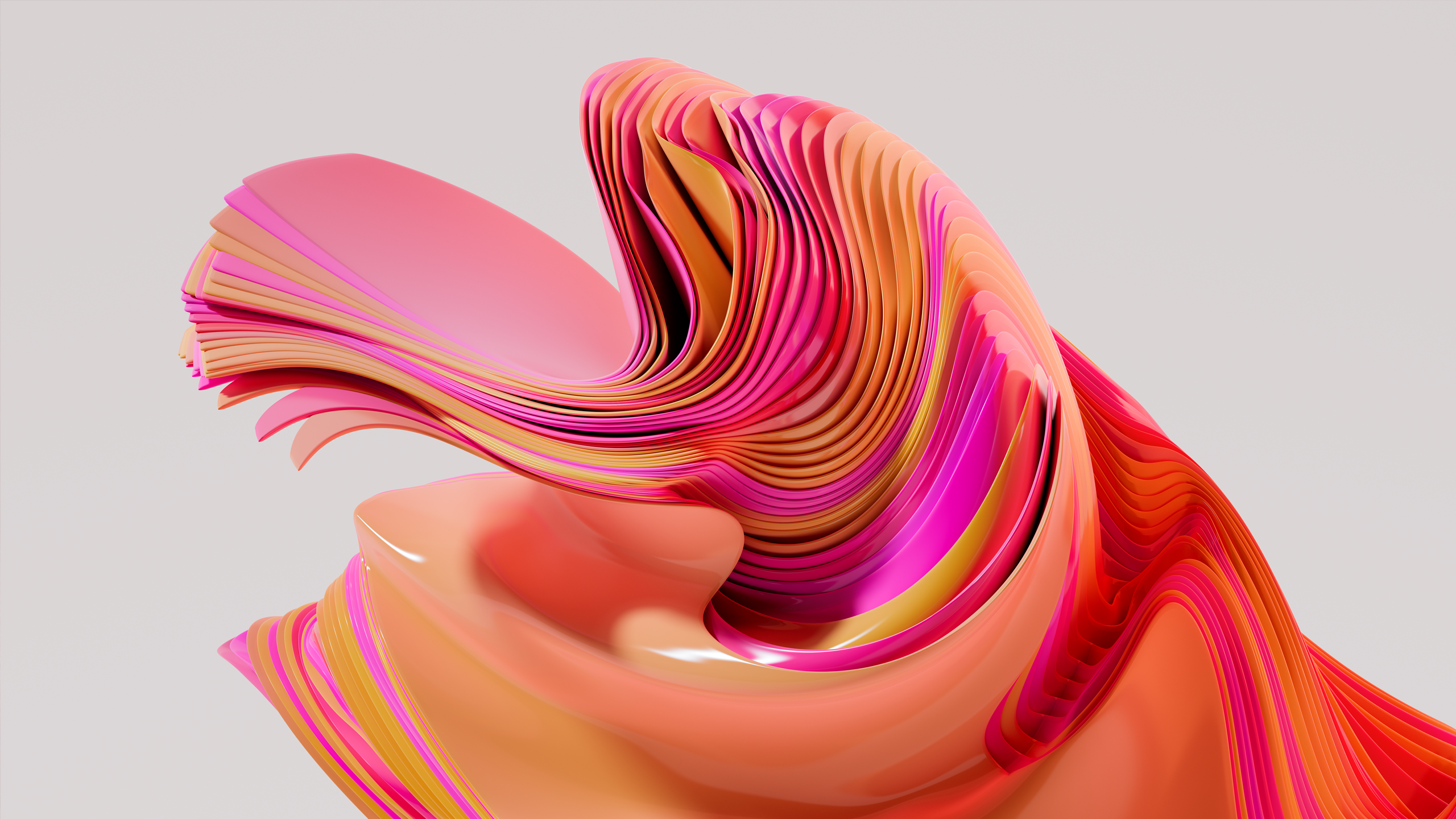 Windows 11 abstract 3D render HD Wallpaper