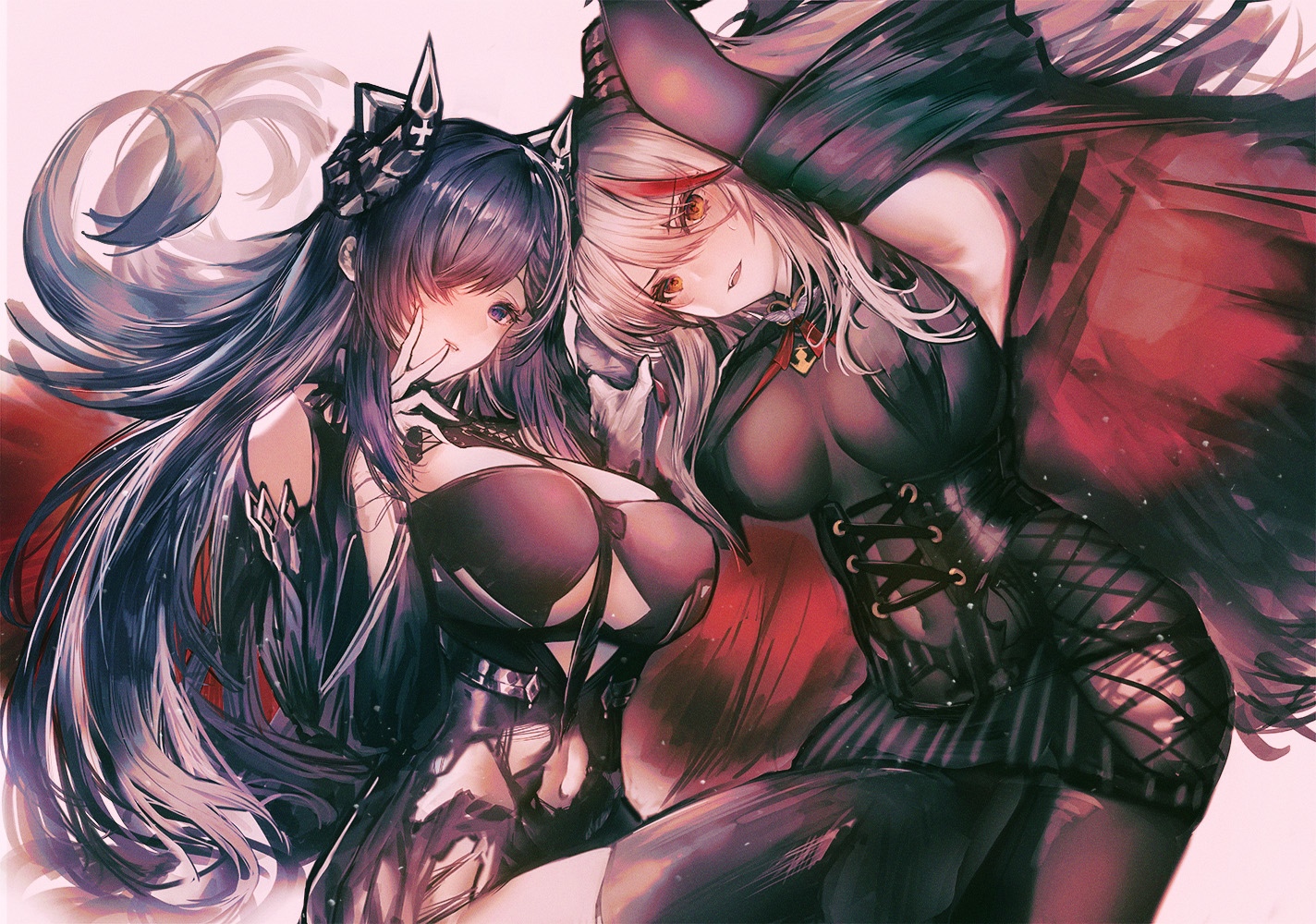 Azur Lane Ägir and August Von Parseval HD Wallpaper