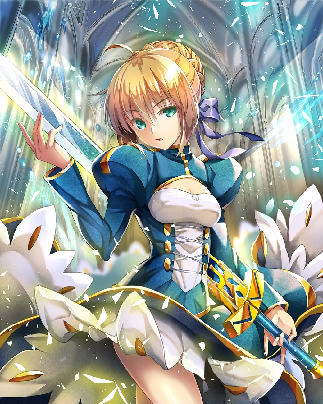 Saber Artoria Pendragon from Fate/Grand Order HD Phone Wallpaper