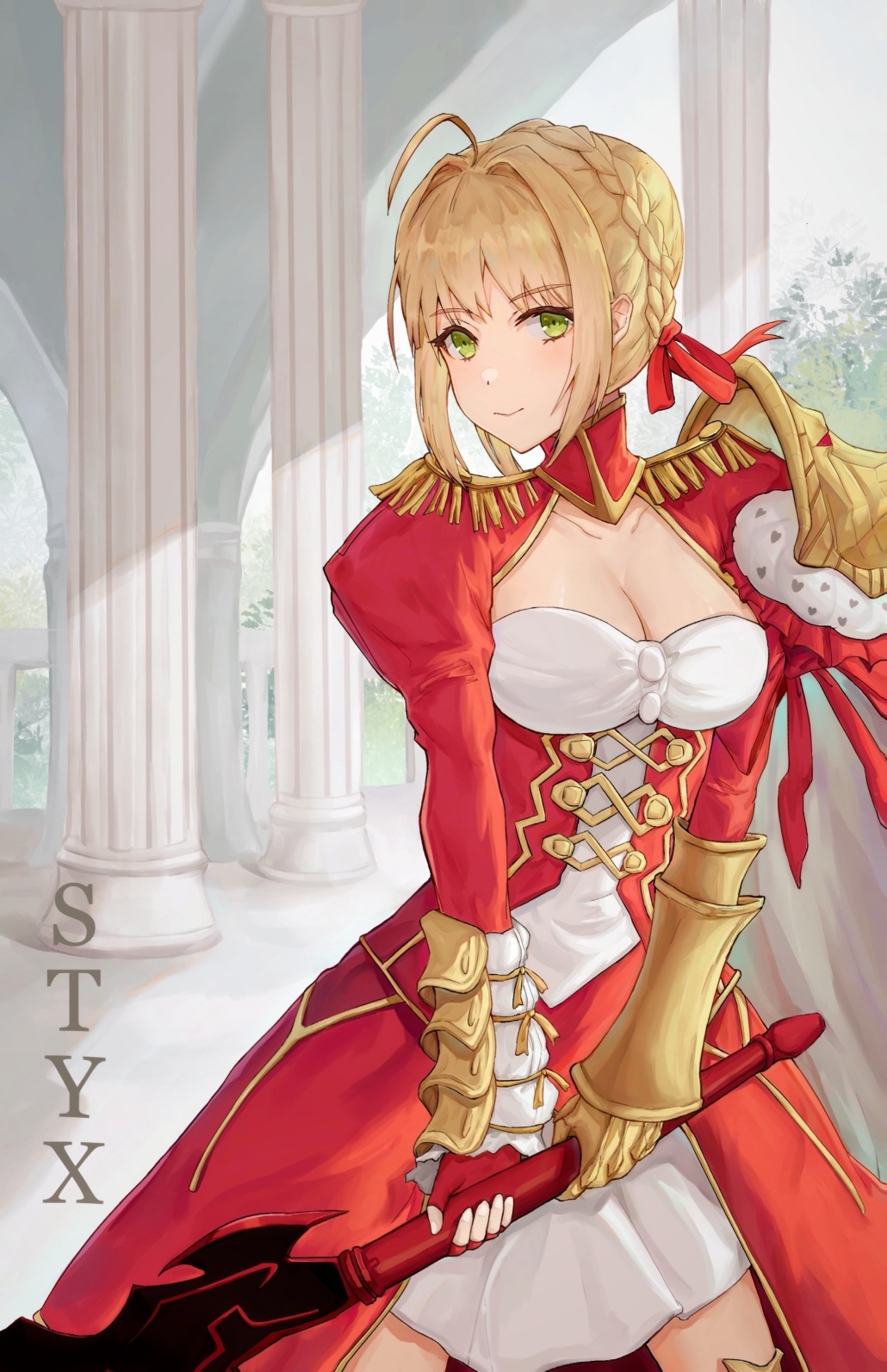 Nero Claudius from Fate/Grand Order artwork HD Phone Wallpaper