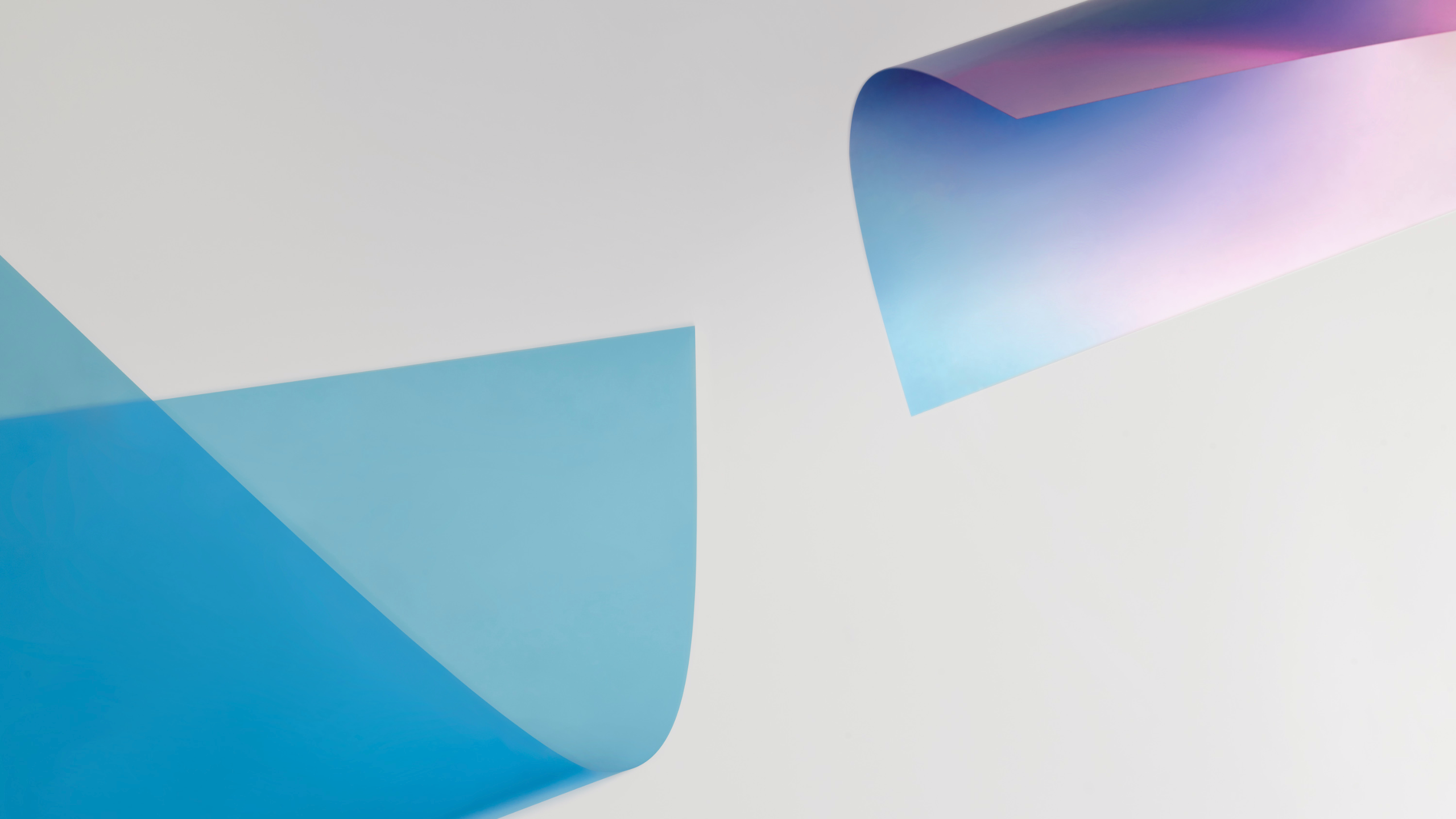 Abstract shapes with blue and pink gradient HD Wallpaper