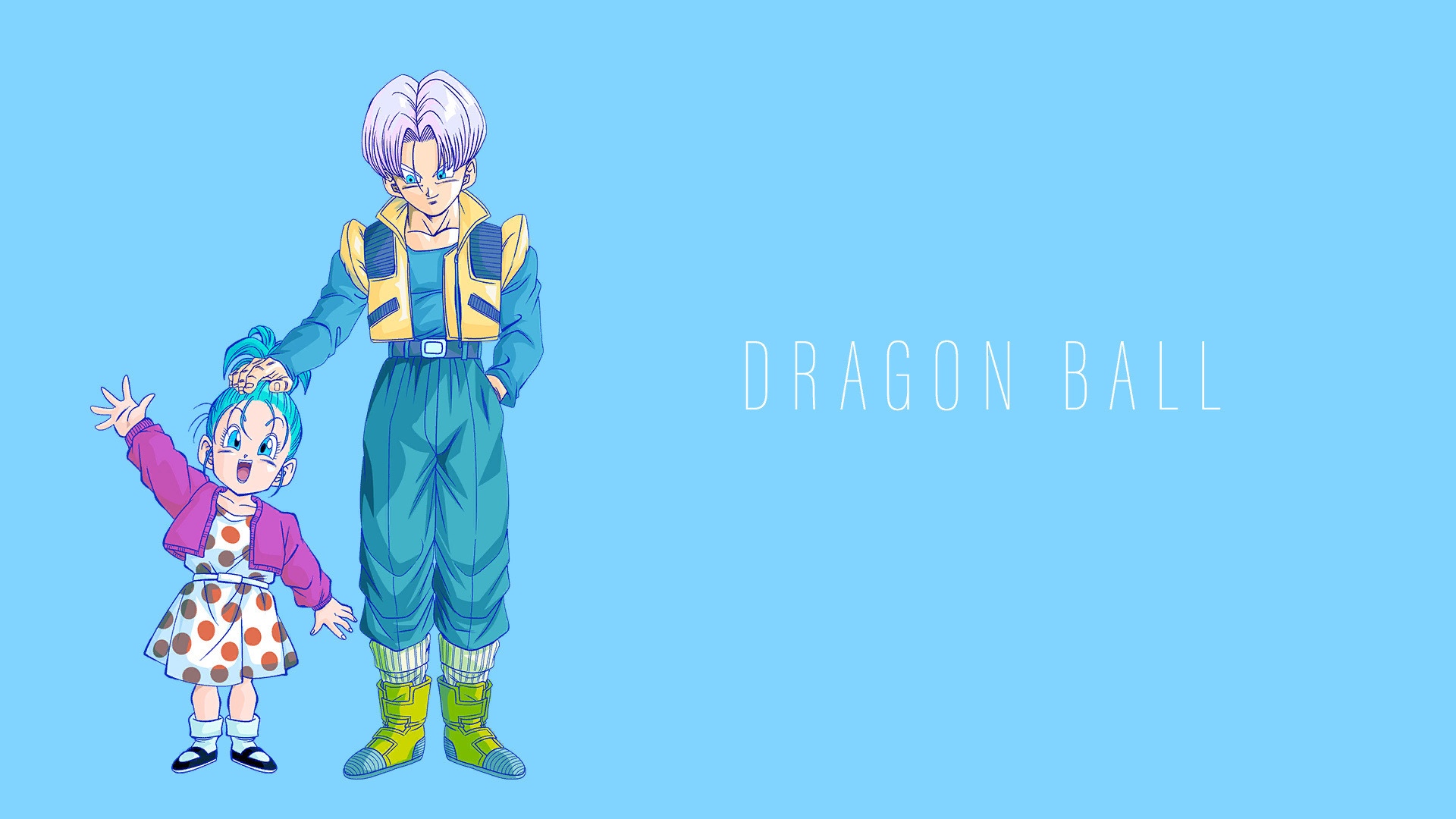 Dragon Ball: Trunks and Bulma HD Wallpaper