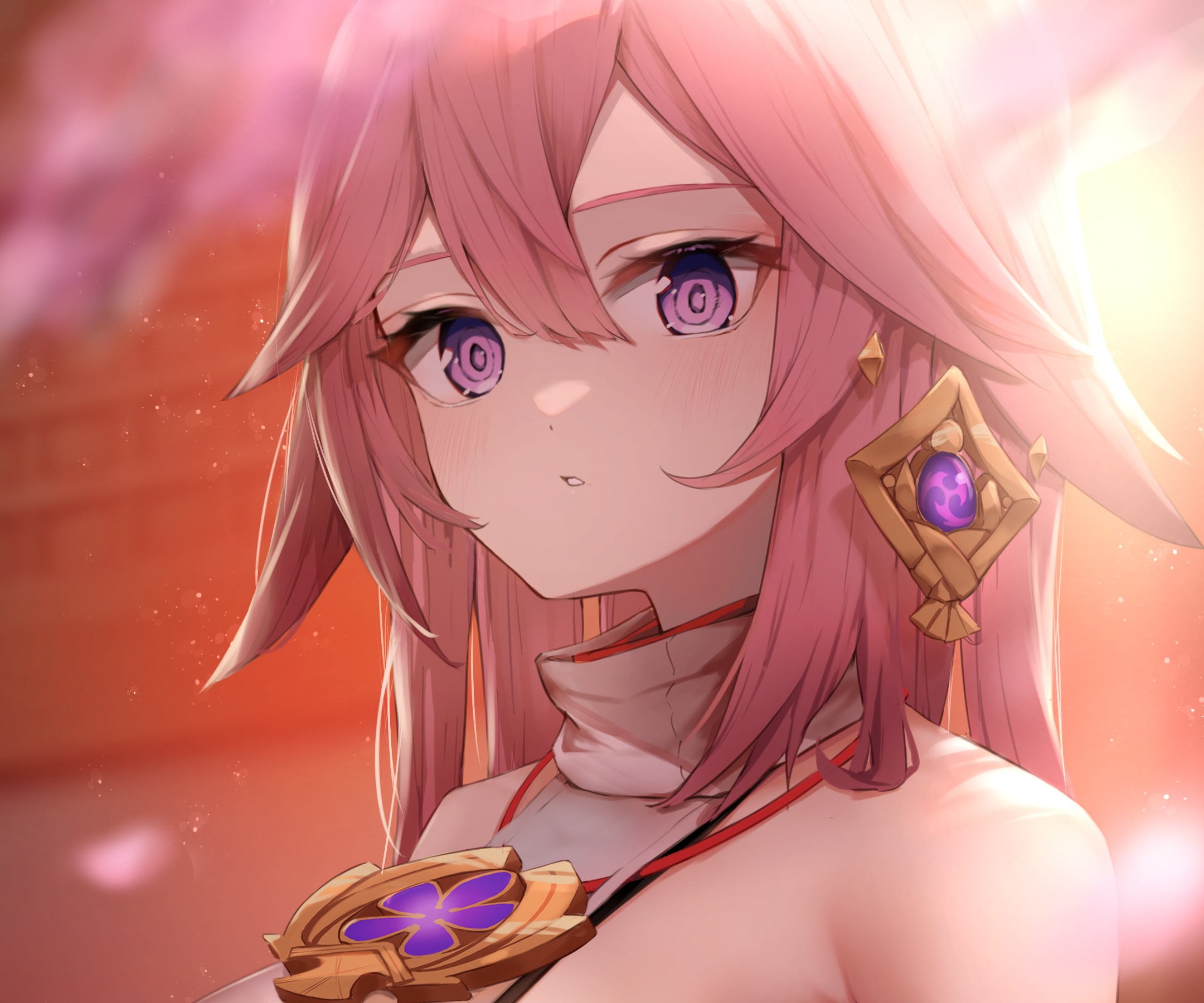 Yae Miko from Genshin Impact HD Wallpaper