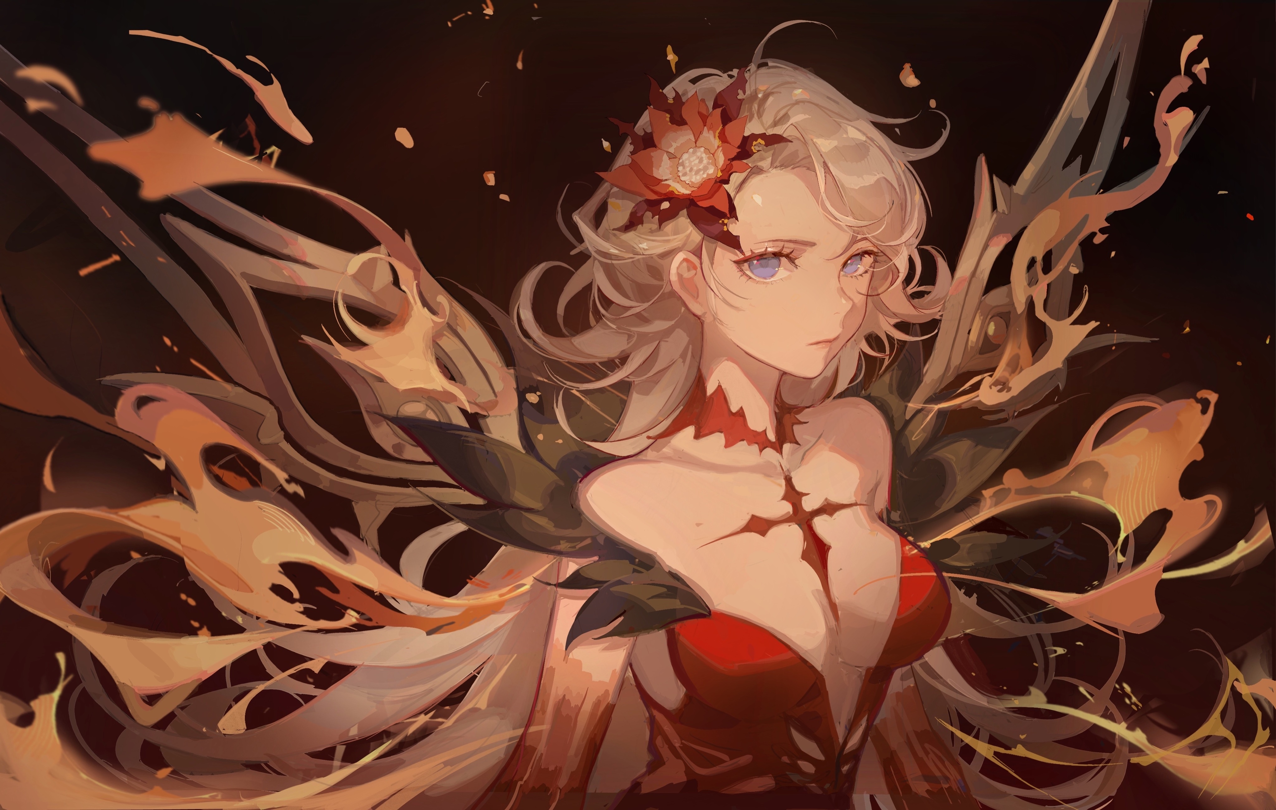 4K La Signora from Genshin Impact HD Wallpaper