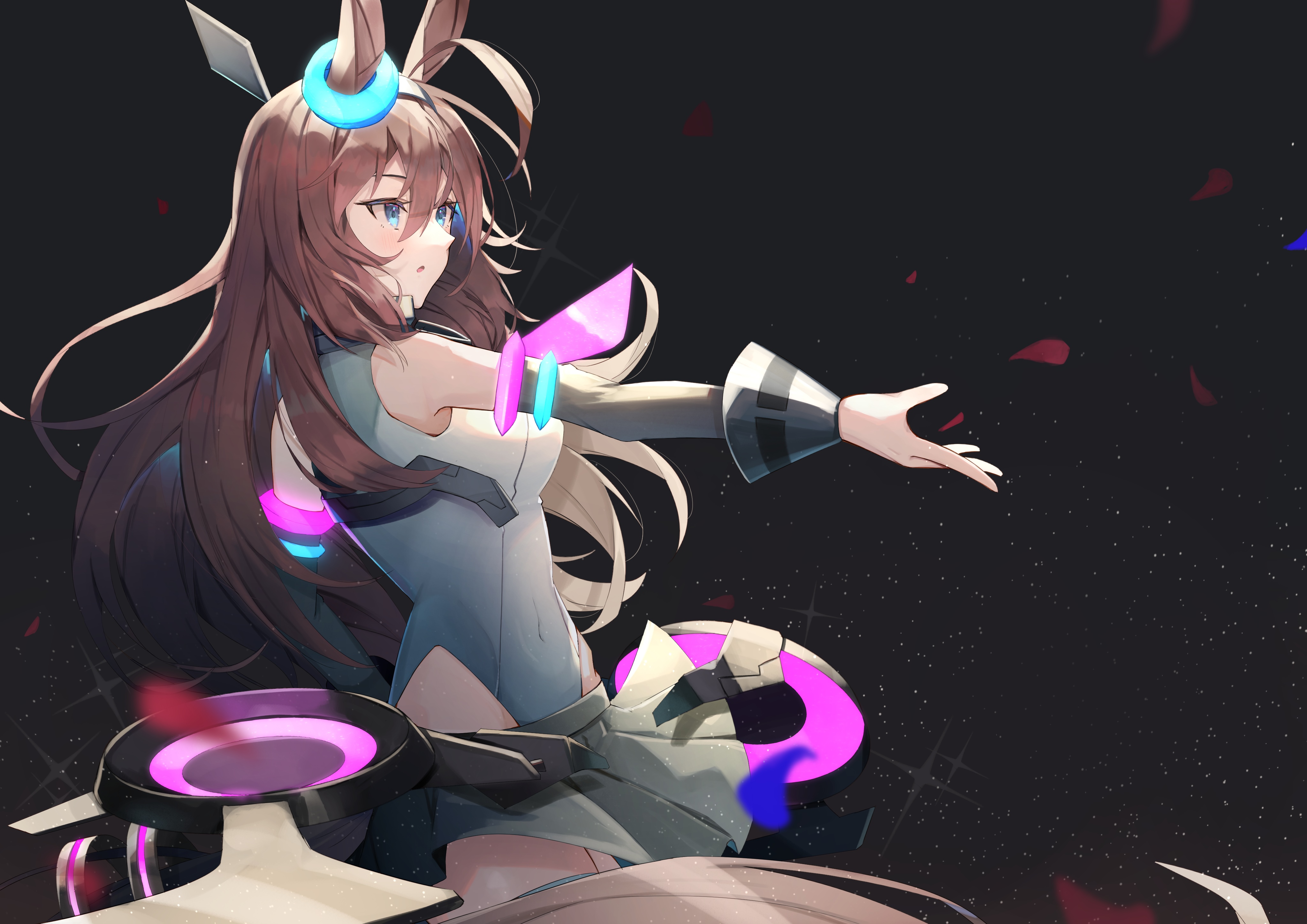Mihono Bourbon from Uma Musume Pretty Derby HD Wallpaper