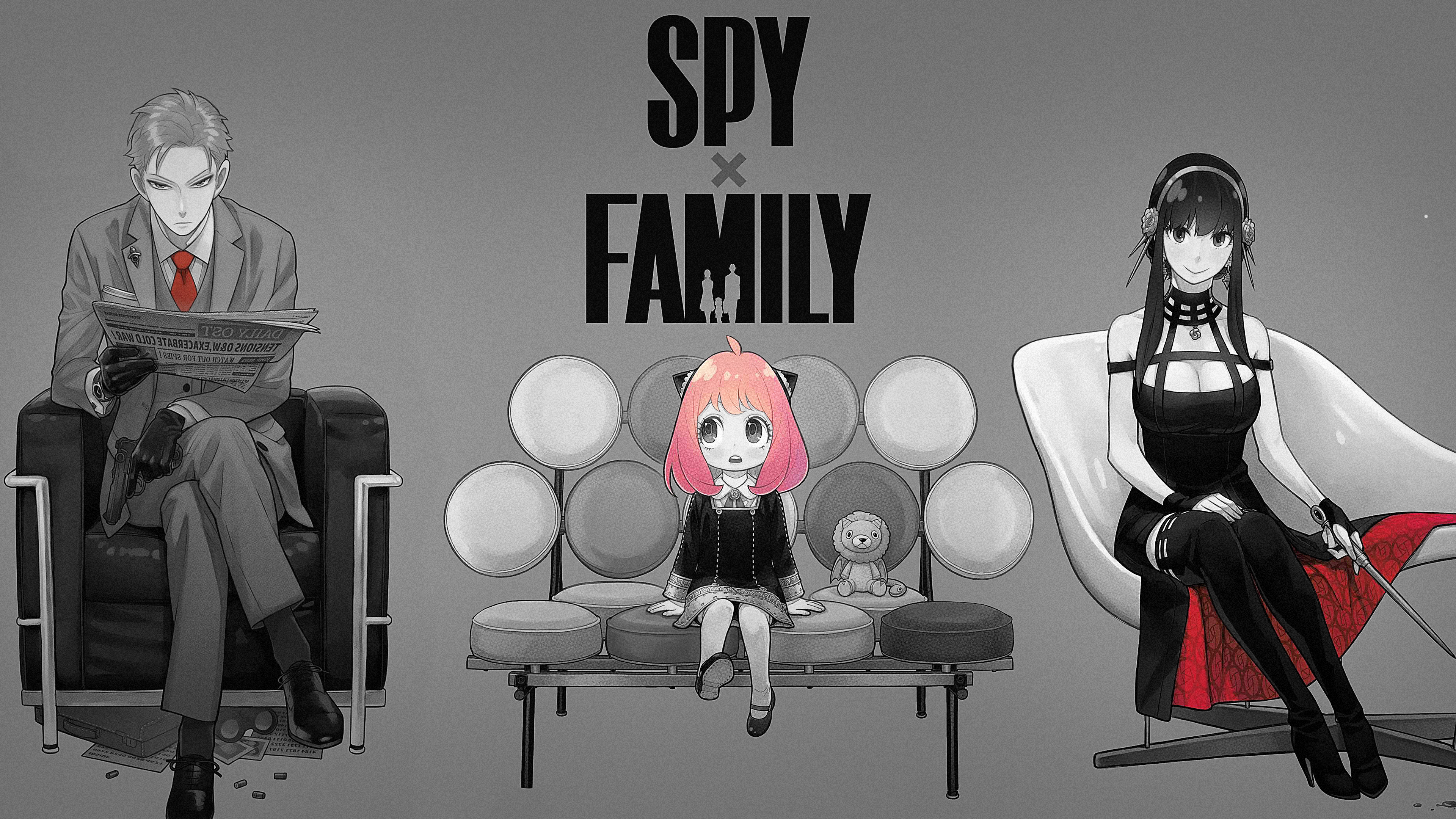 Spy x Family: Loid, Anya, and Yor Forger HD Wallpaper