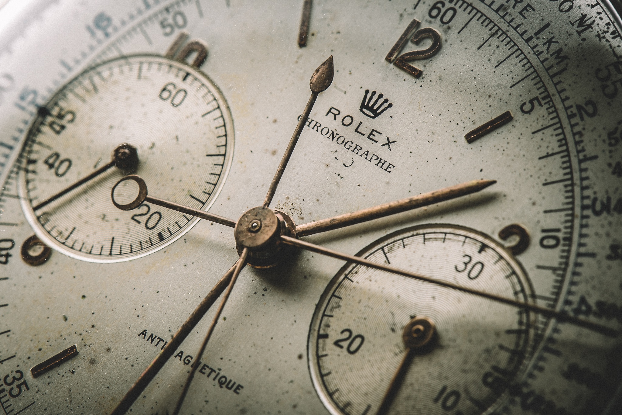 Vintage Rolex Chronographe Watch HD Wallpaper