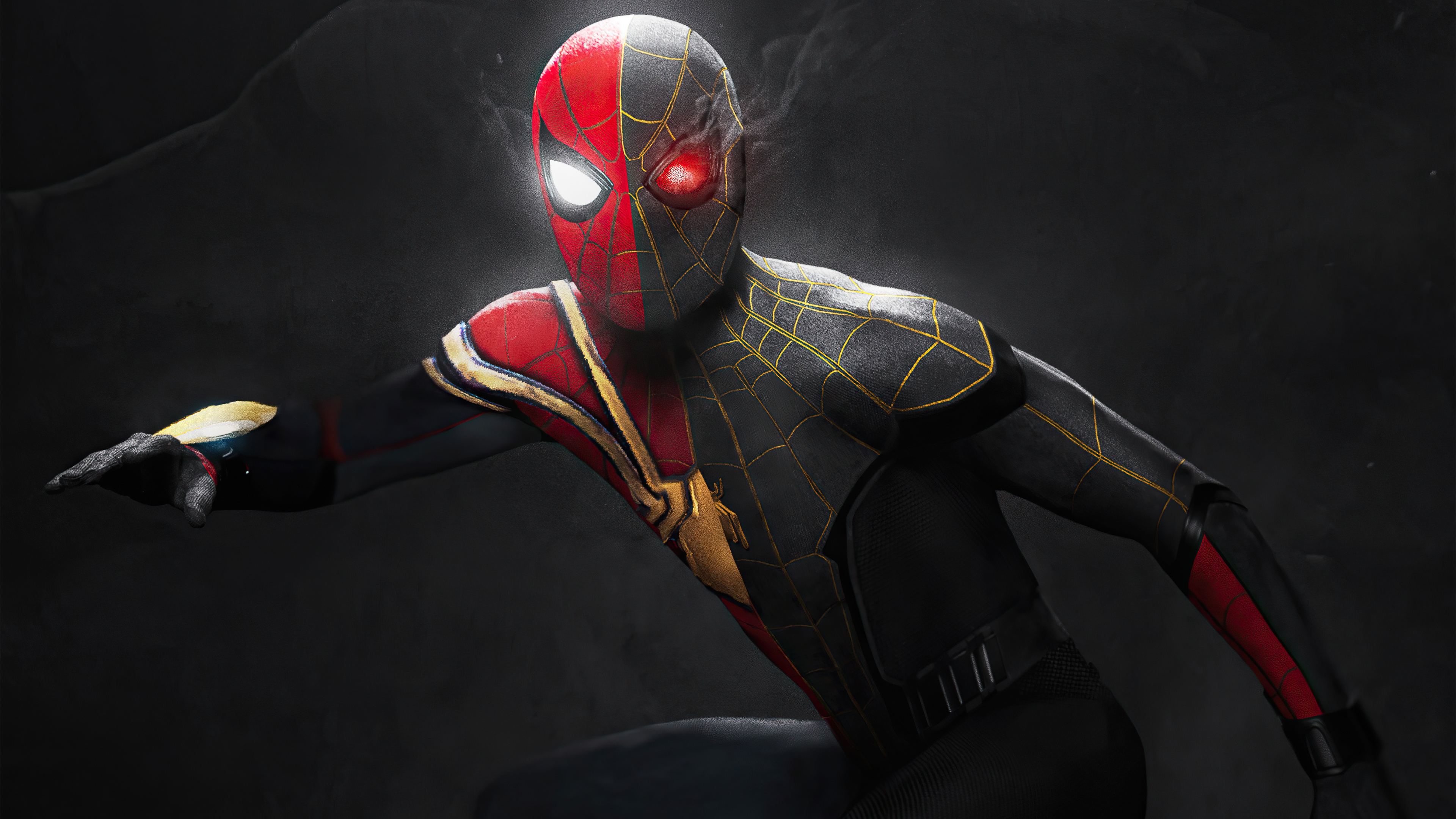4K Spider-Man: No Way Home Black Suit HD Wallpaper