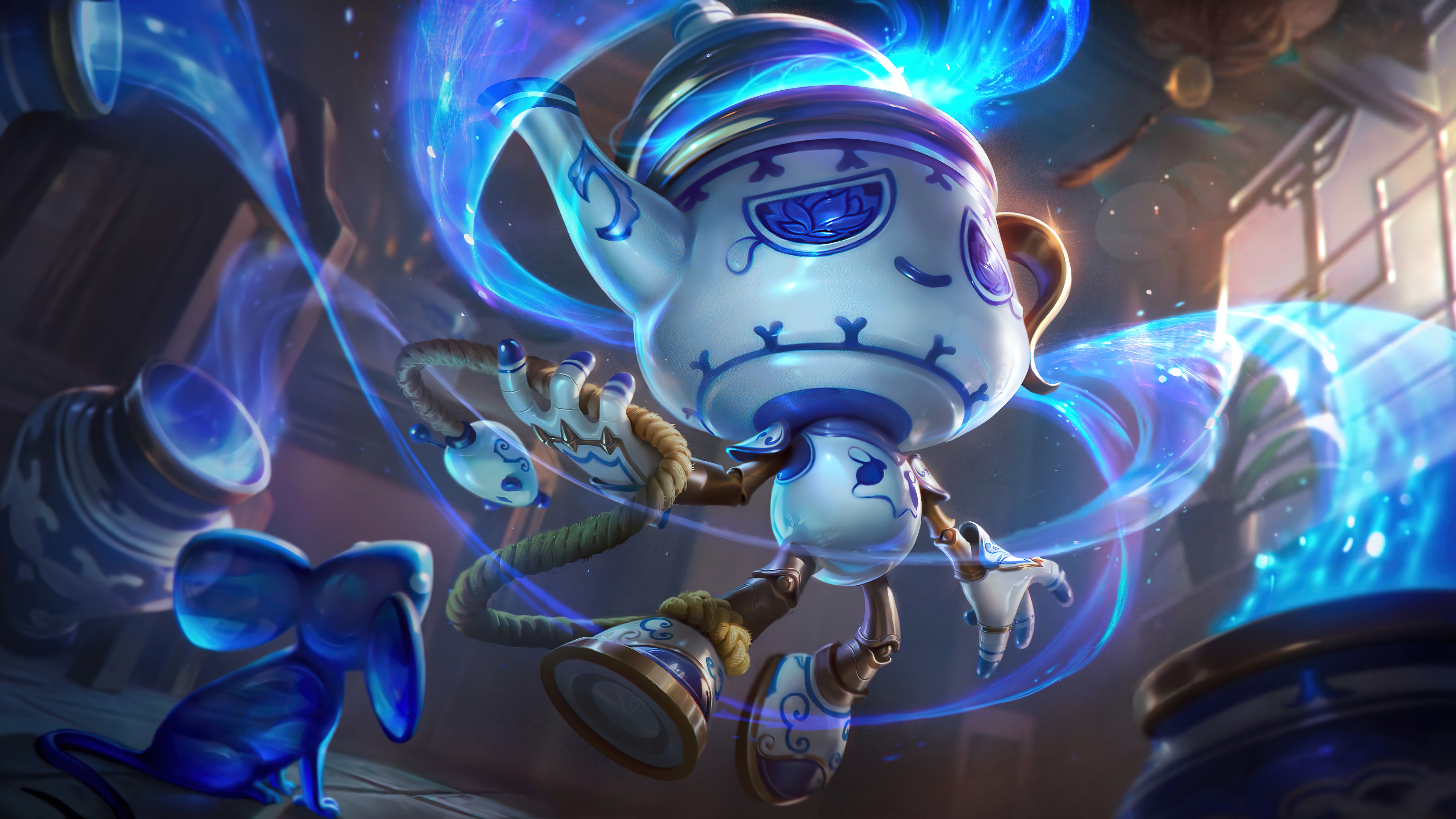 4K Porcelain Amumu League of Legends HD Wallpaper
