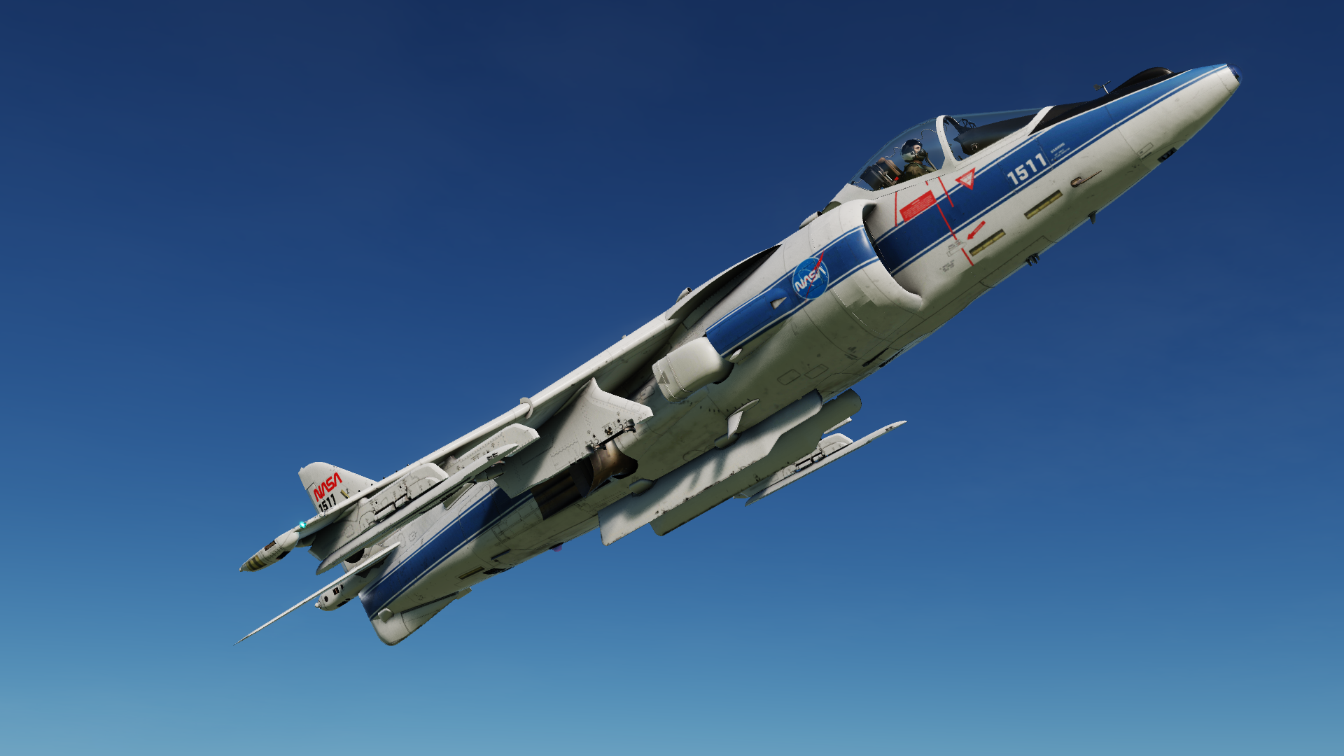 NASA AV-8B Harrier II in Digital Combat Simulator HD Wallpaper