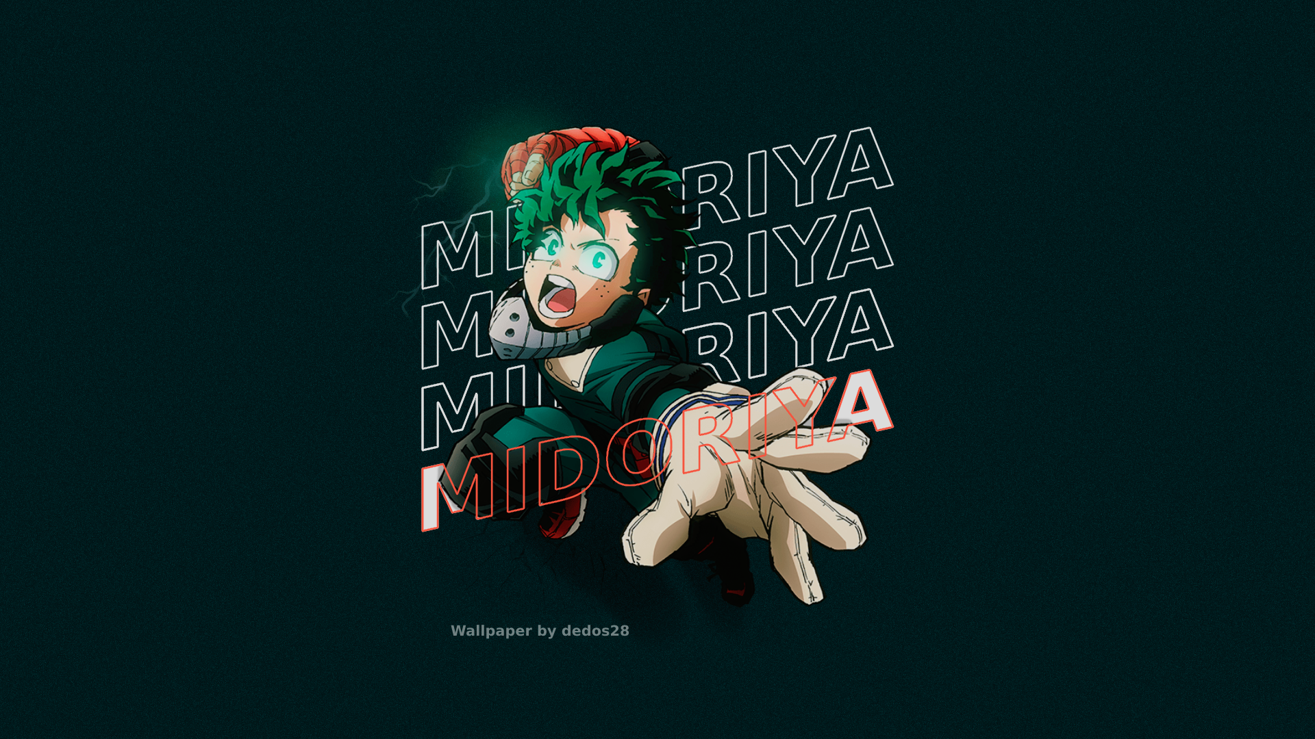 Izuku Midoriya from Boku no Hero Academia HD Wallpaper