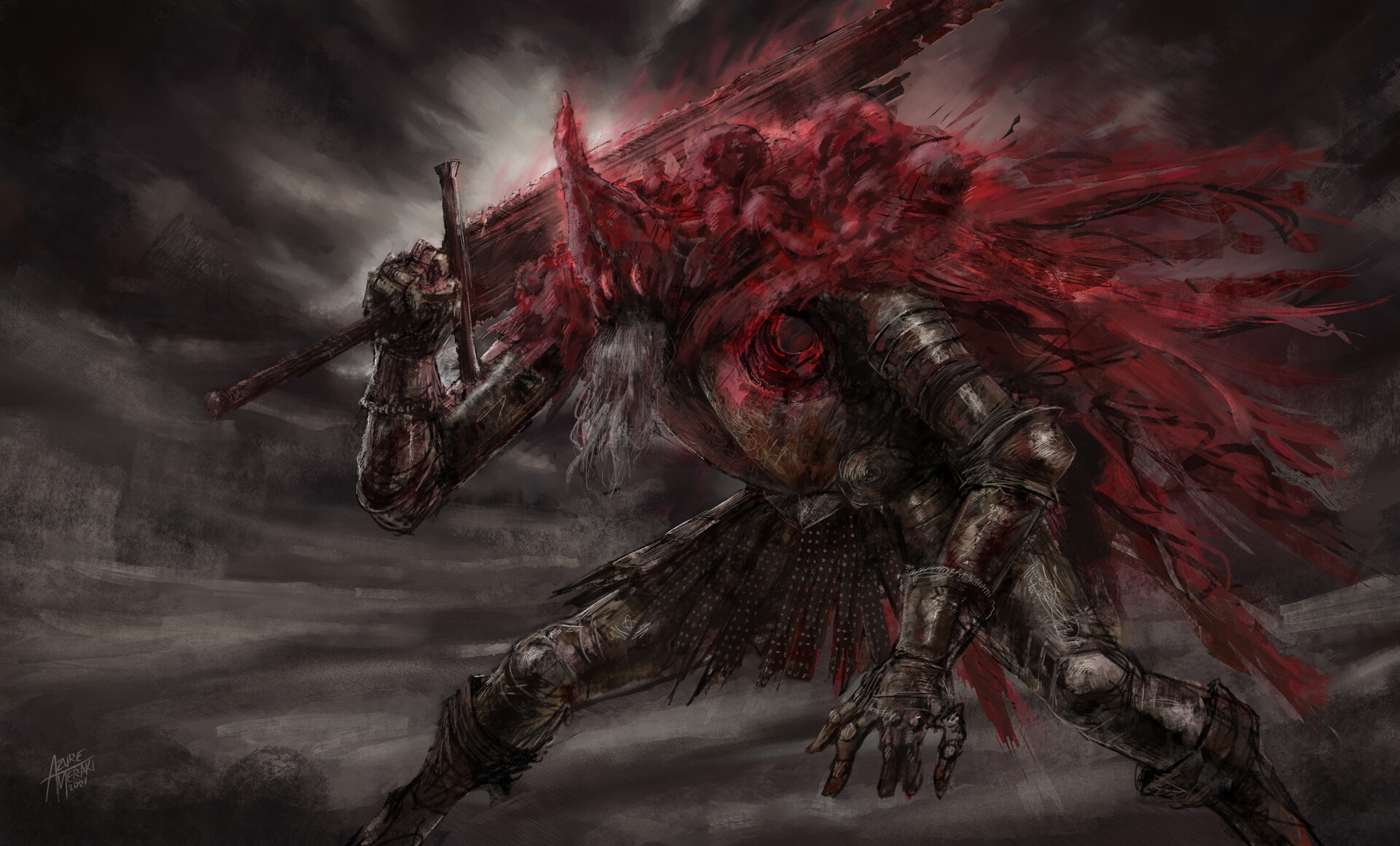 Slave Knight Gael from Dark Souls HD Wallpaper