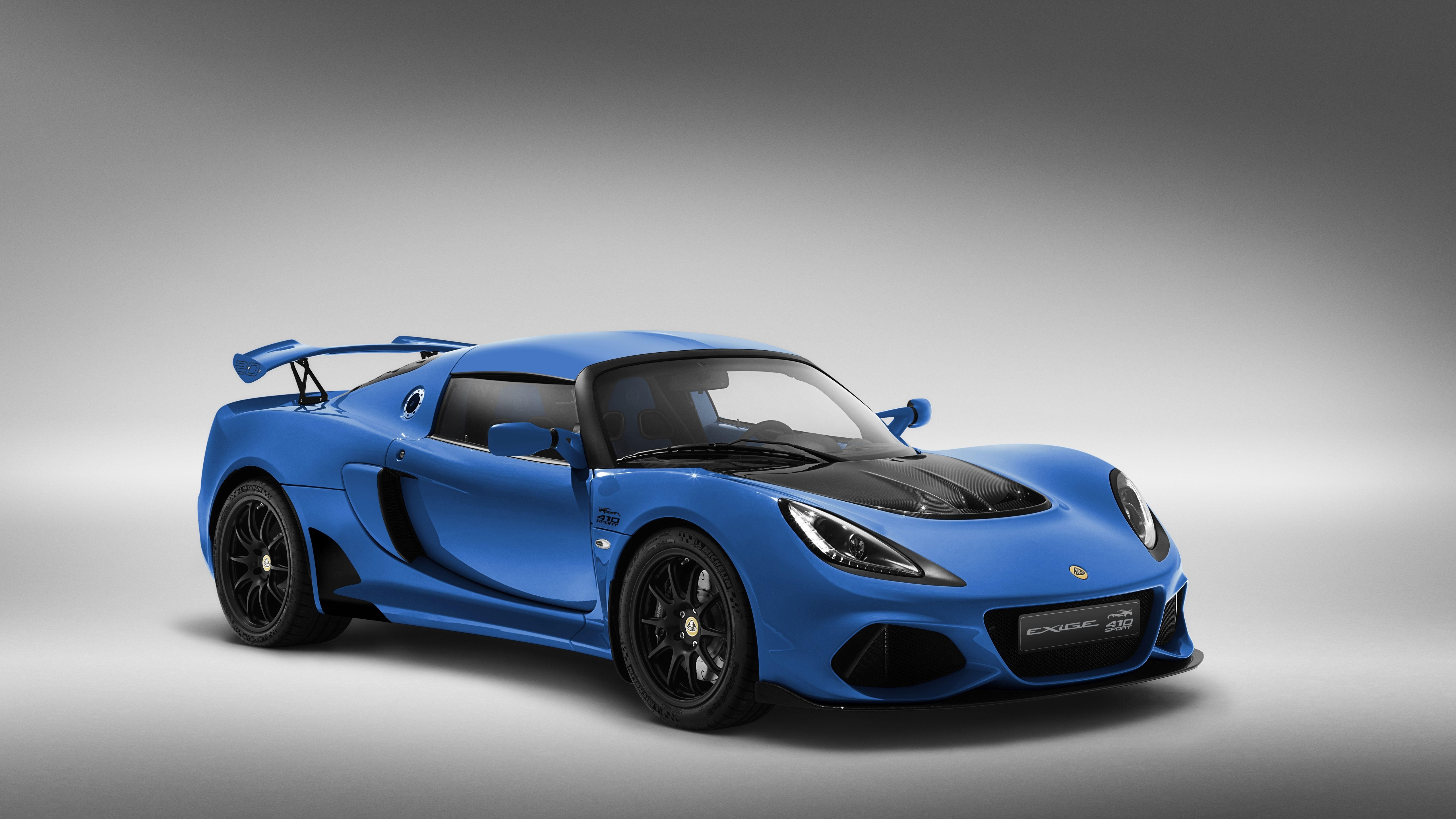 Blue Lotus Exige 330 sports car HD Wallpaper