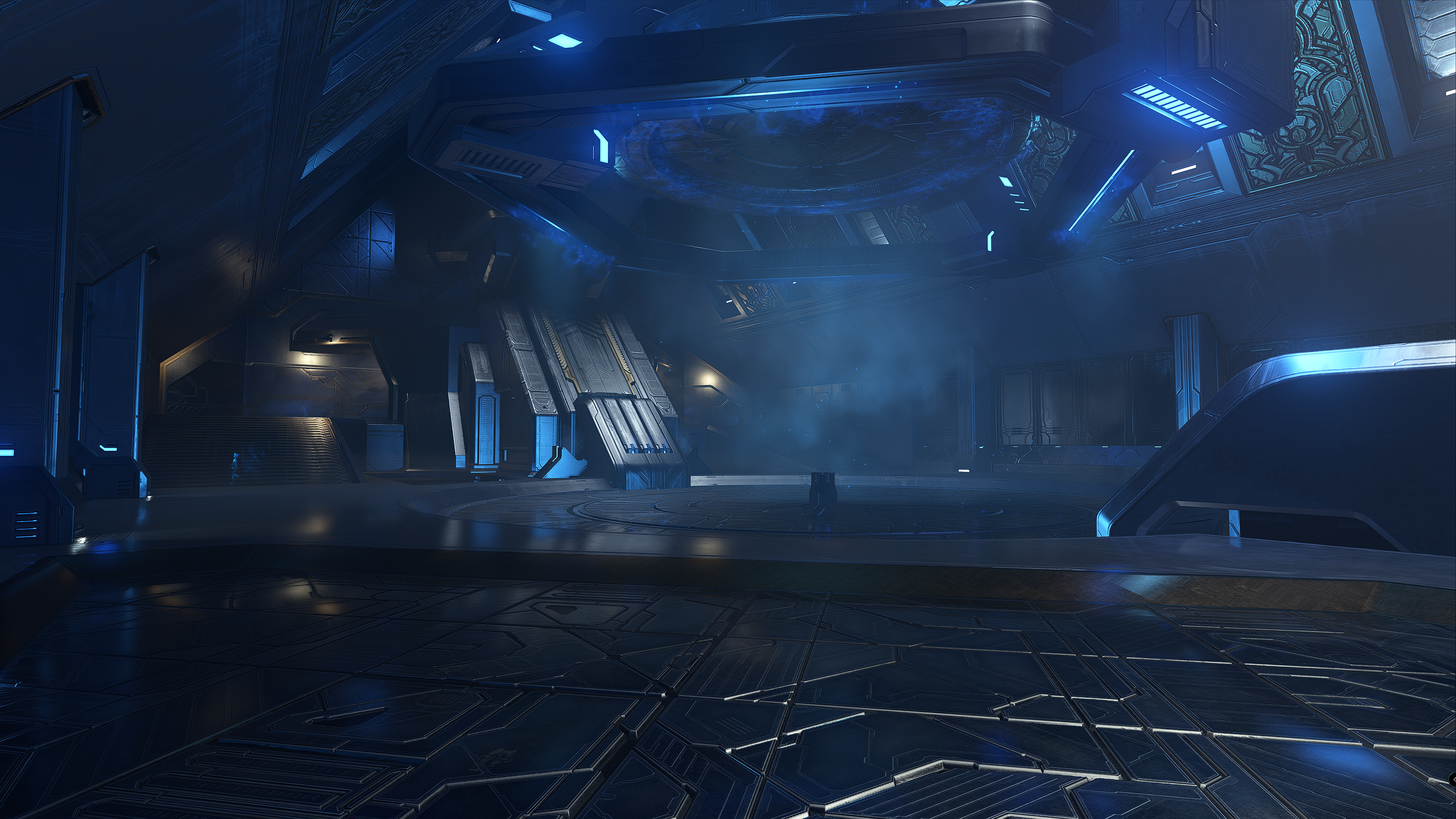 Halo Infinite futuristic interior HD Wallpaper