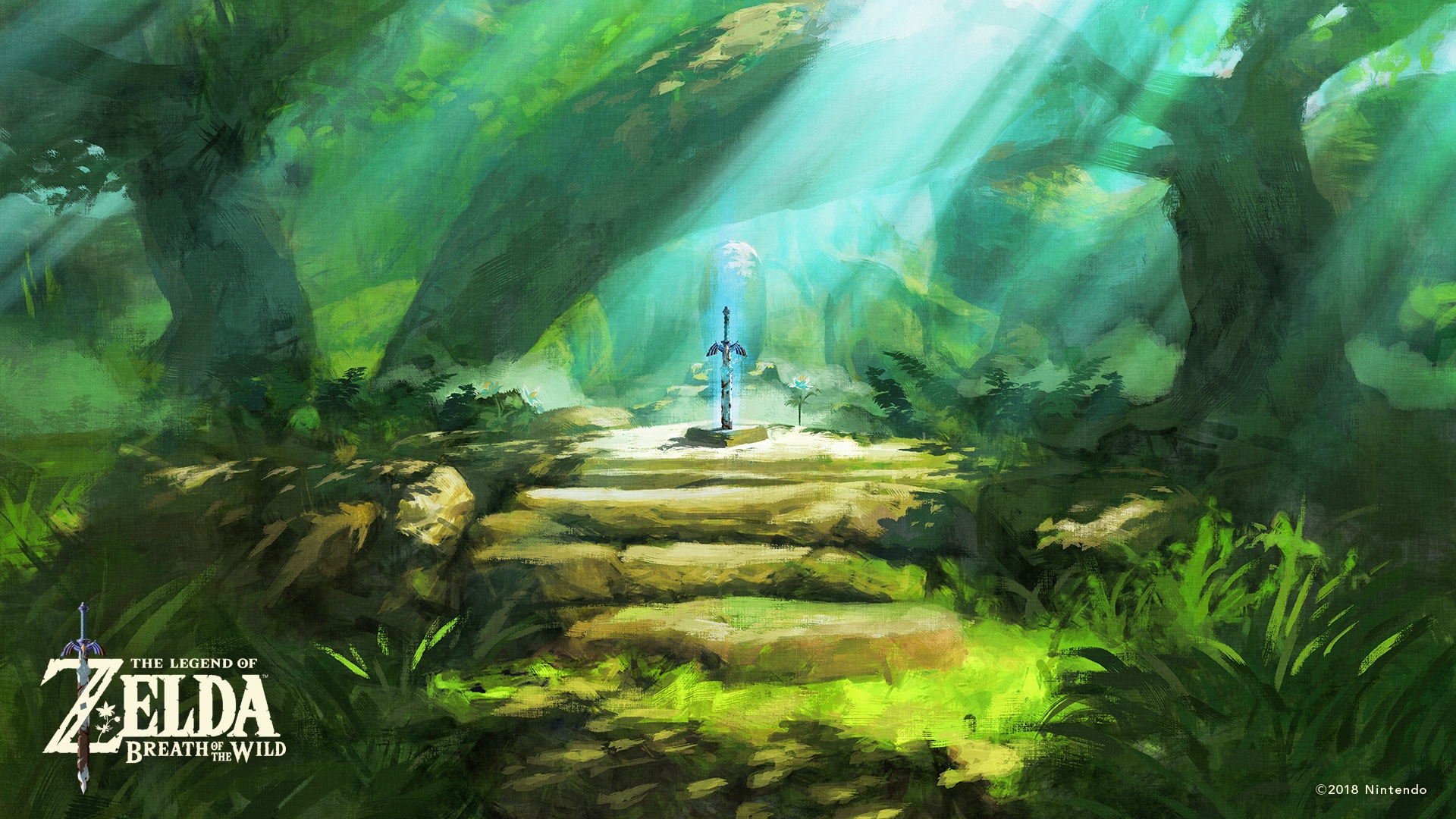 The Legend of Zelda: Breath of the Wild Master Sword HD Wallpaper