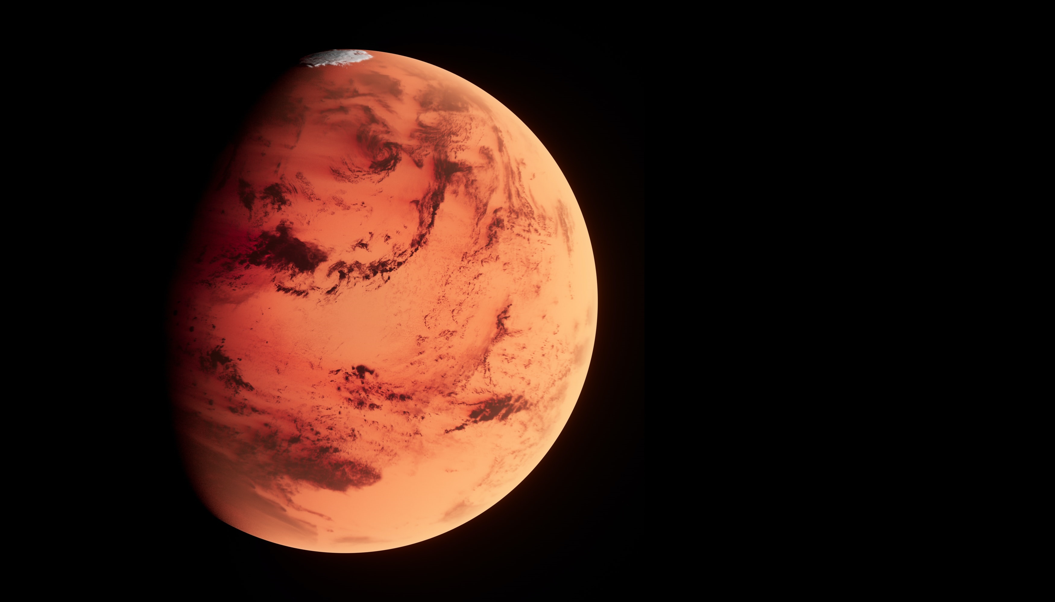 Mars planet in the universe HD Wallpaper