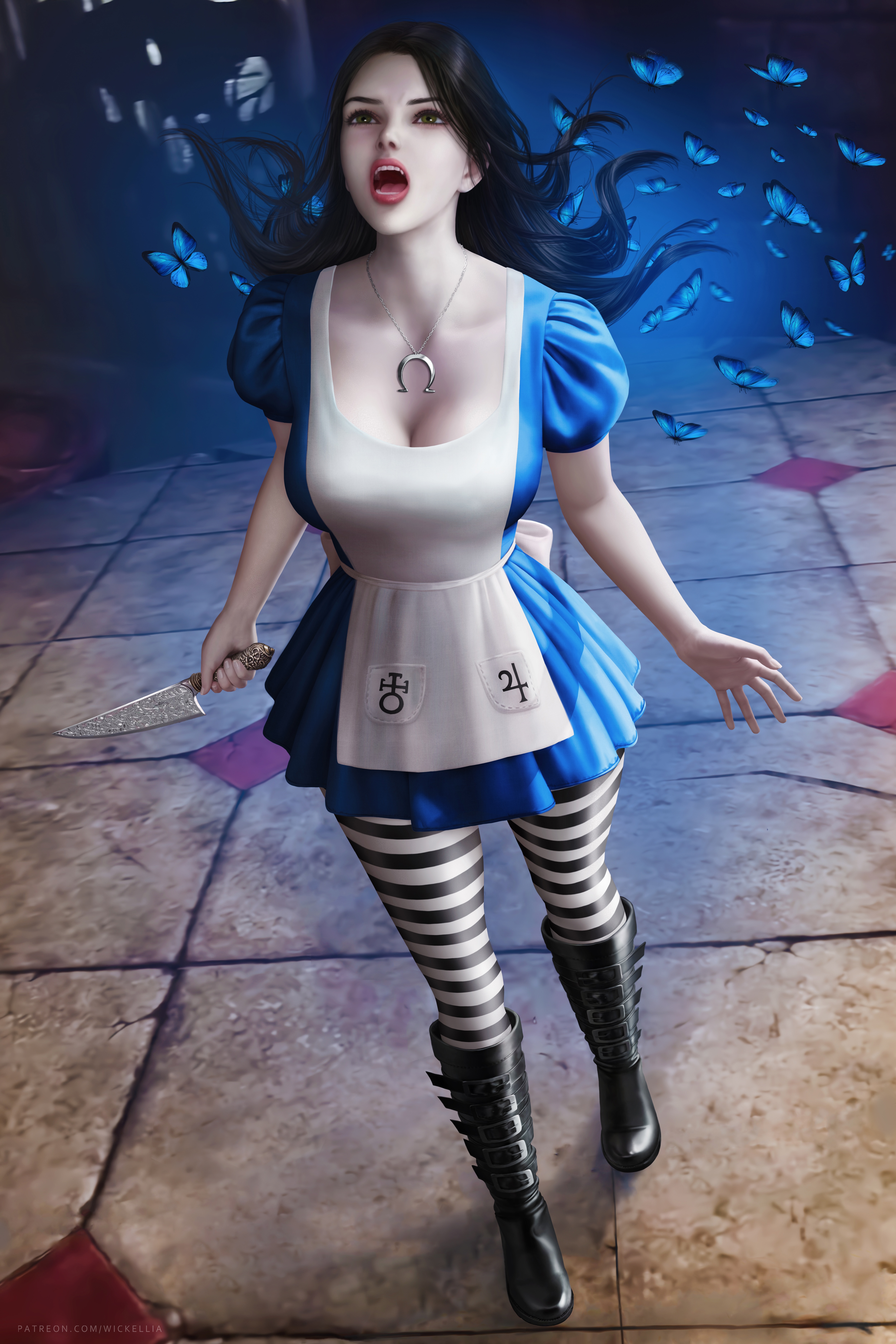 Alice: Madness Returns Fan Art HD Phone Wallpaper