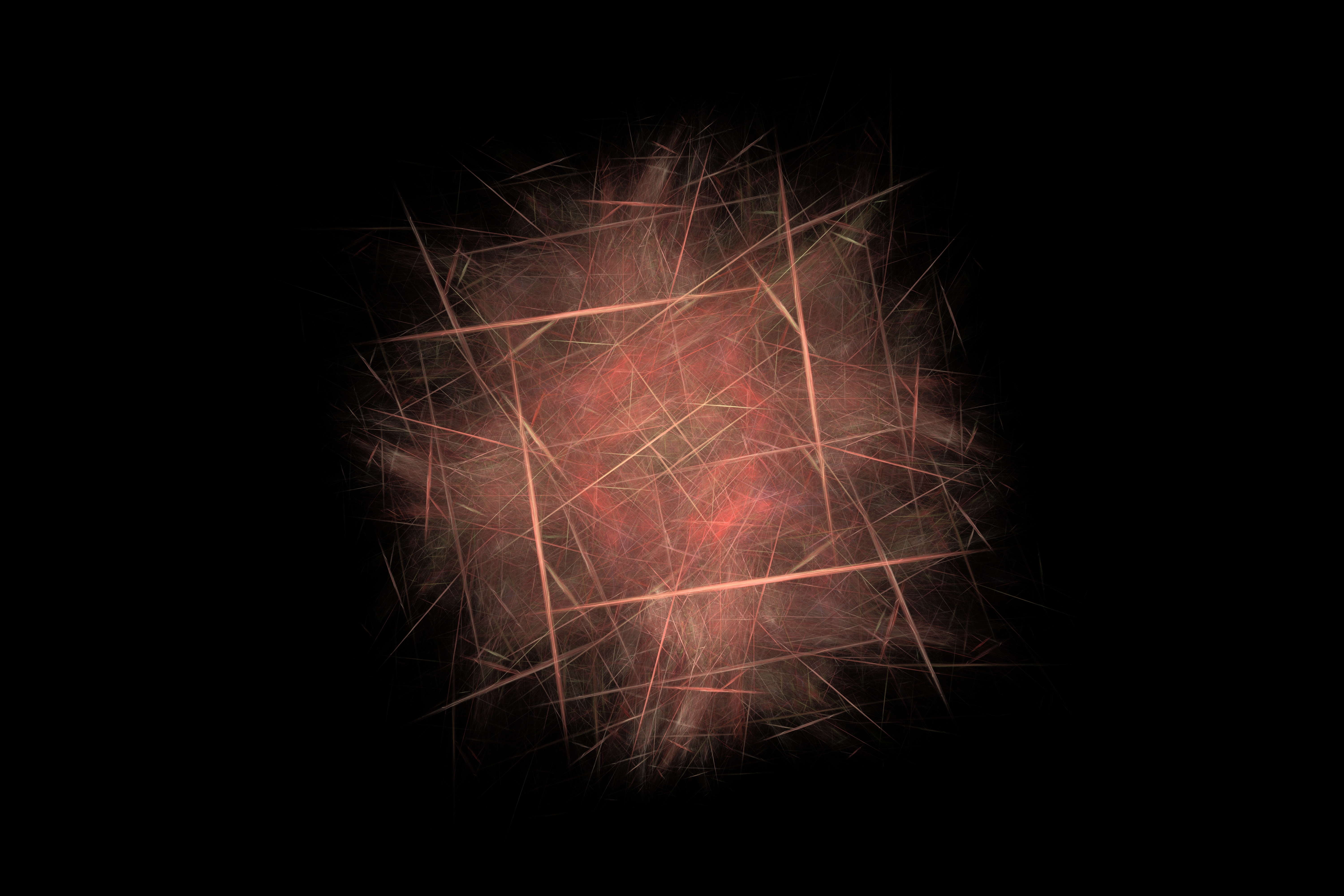 4K Fractal Flame Abstract Energy Field HD Wallpaper