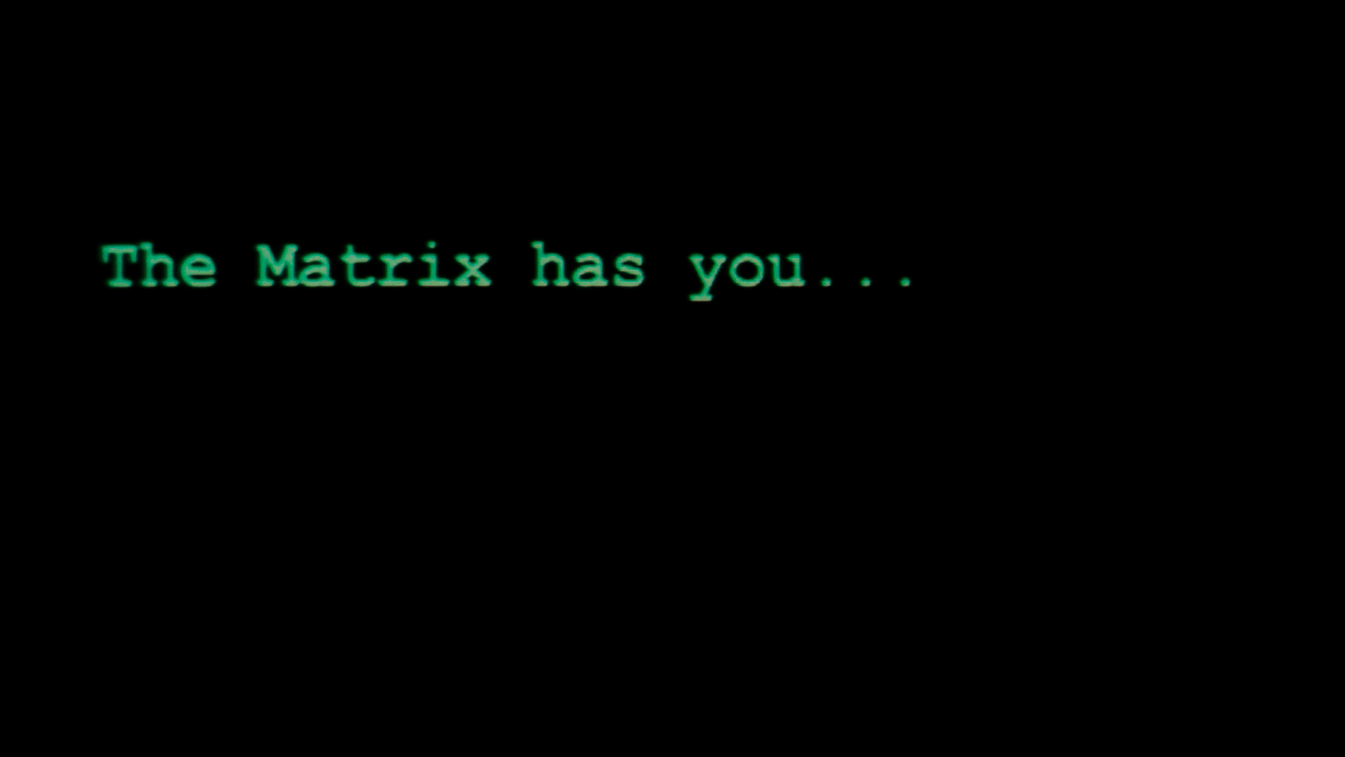 The Matrix has you... HD Wallpaper