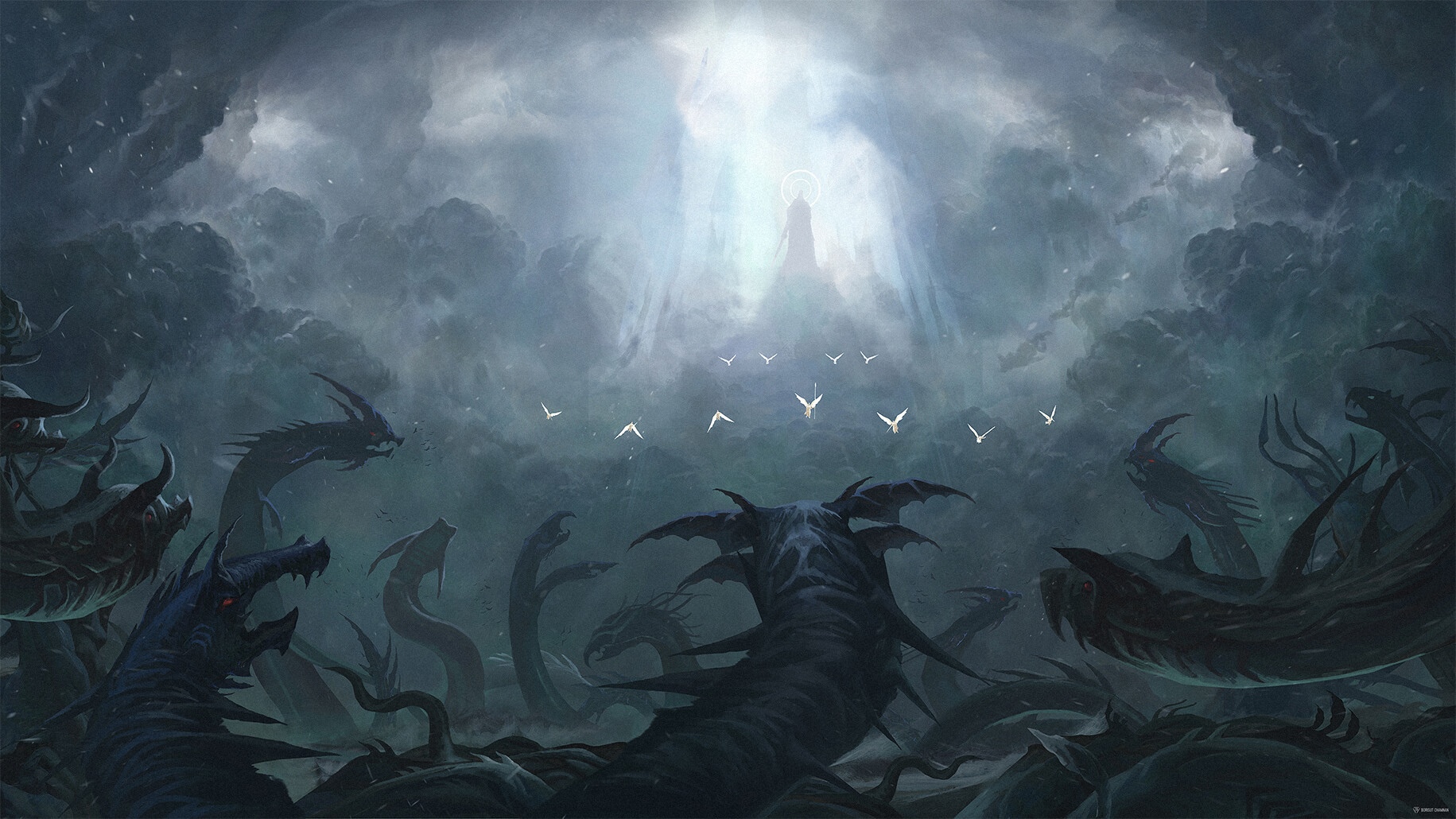 Fantasy art by Borisut Chamnan HD Wallpaper