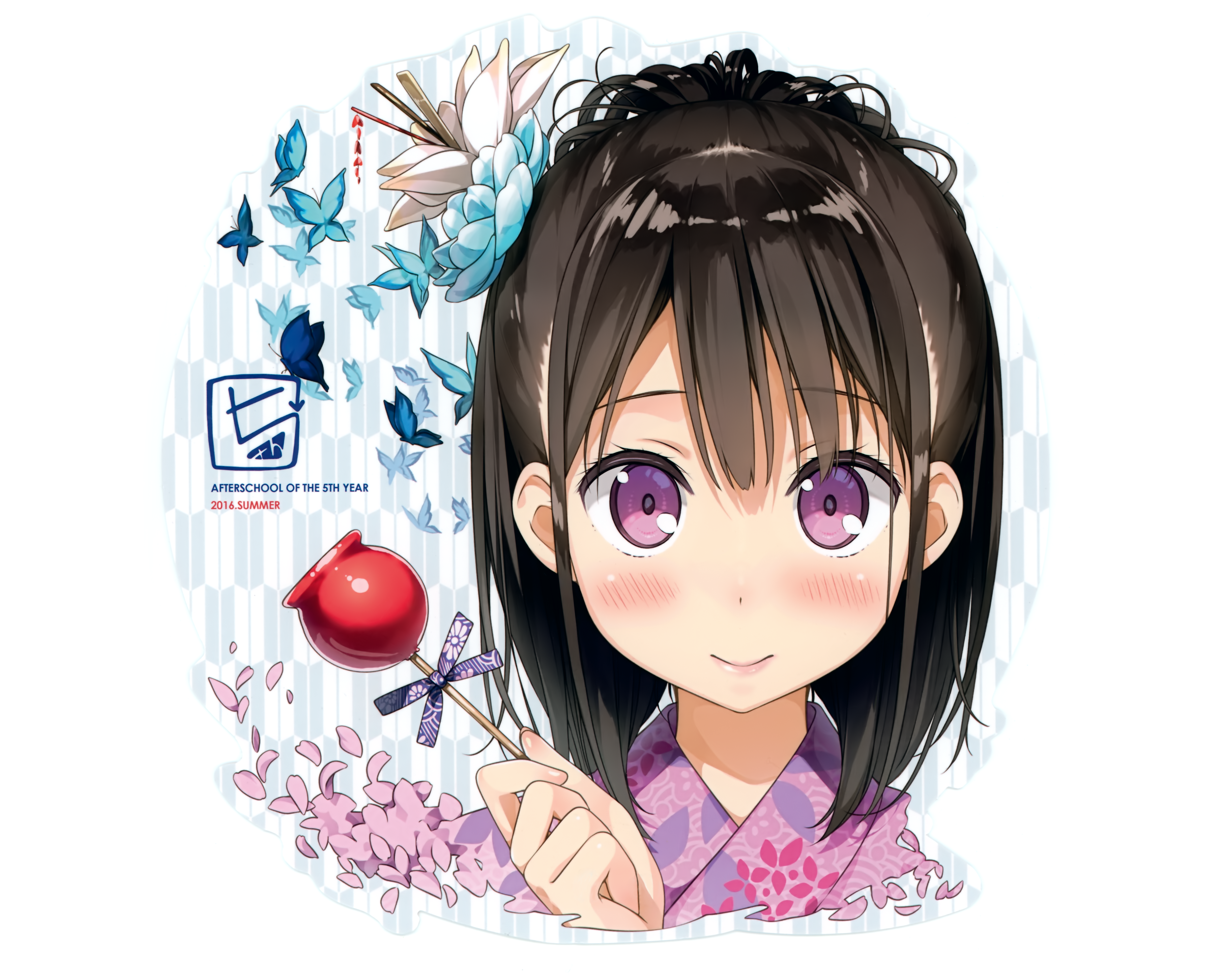 Artwork of a girl from Afterschool of the 5th year HD Wallpaper