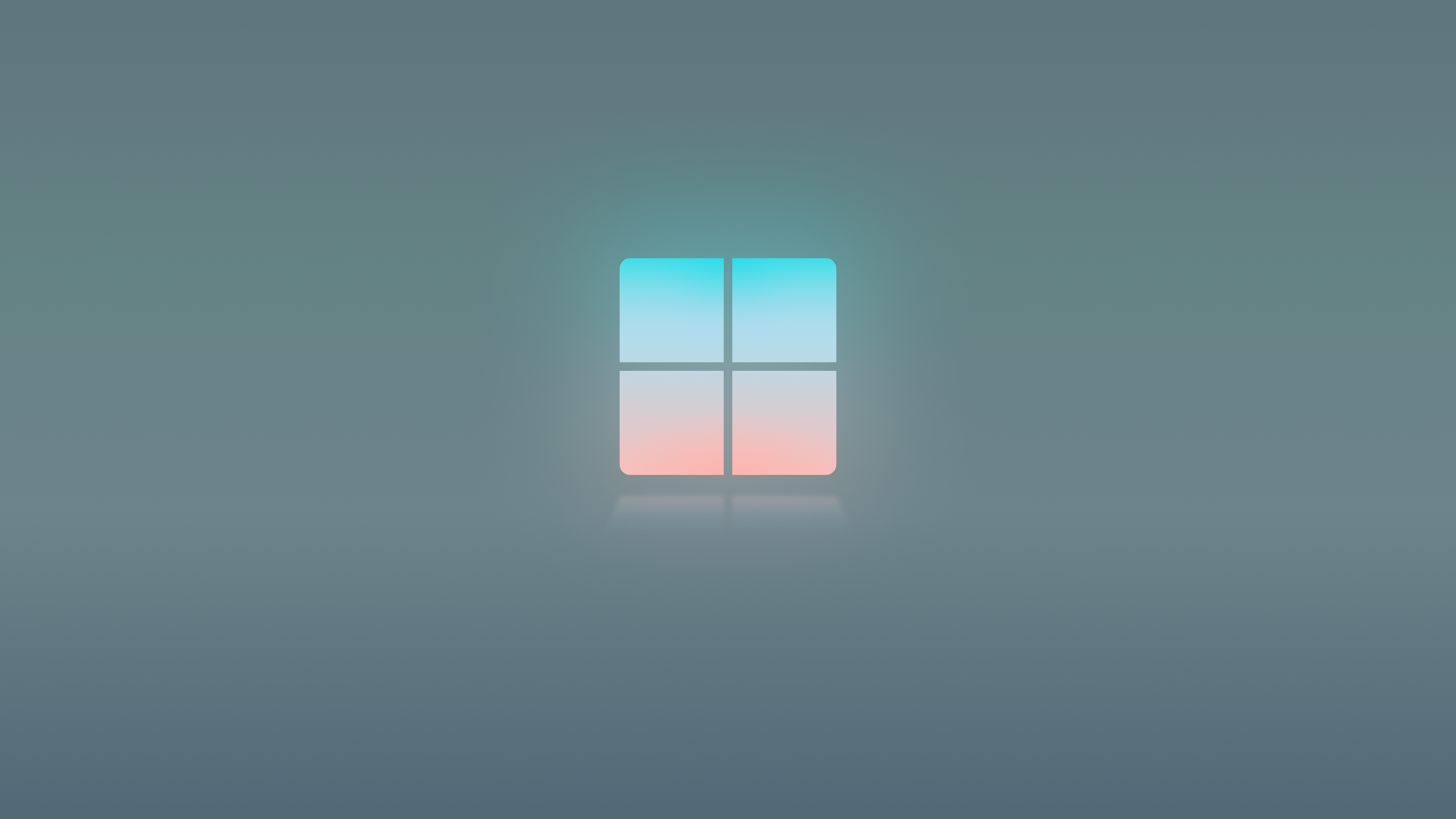Windows 11 logo on a gradient background HD Wallpaper