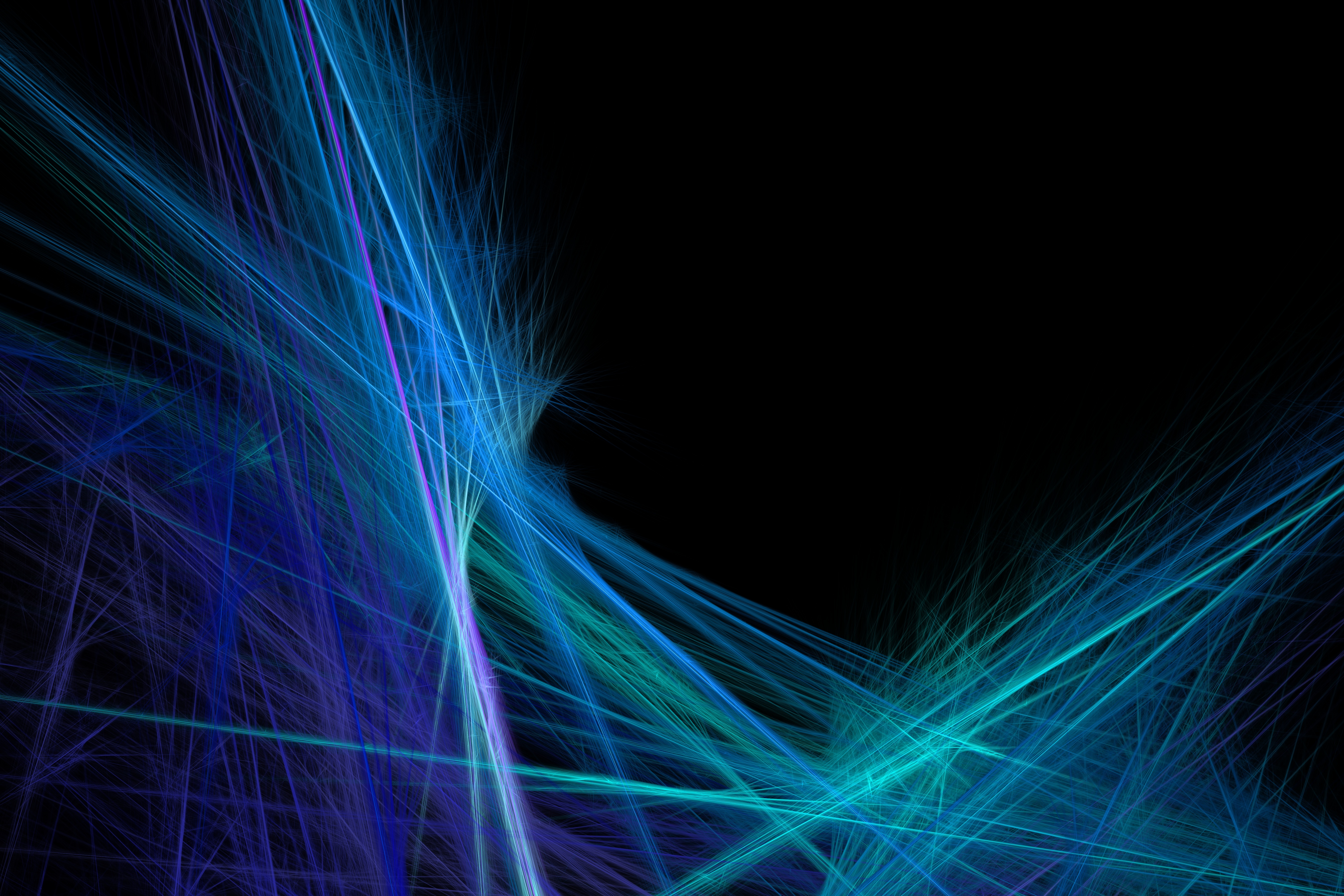 4K Dark Fractal Flame Pattern Technology HD Wallpaper