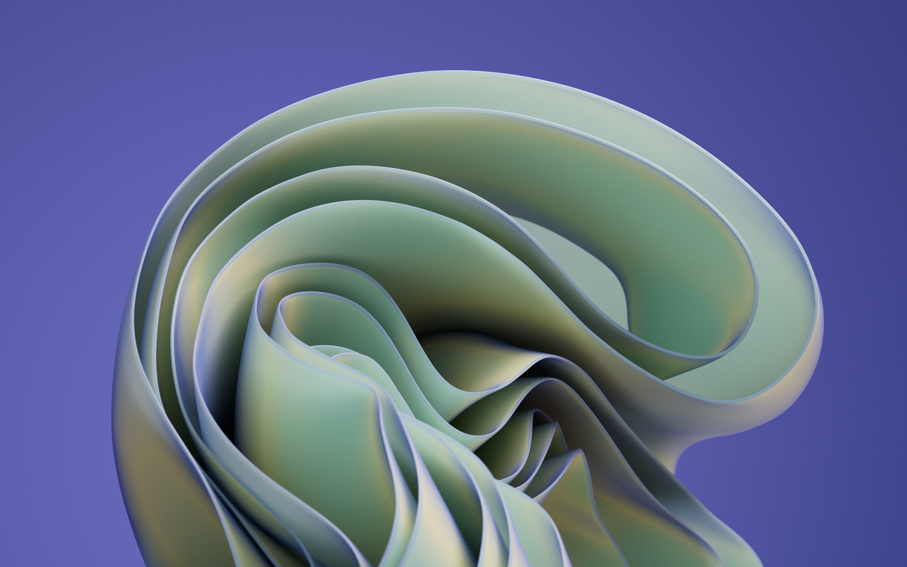 Windows 11 abstract flowing design HD Wallpaper