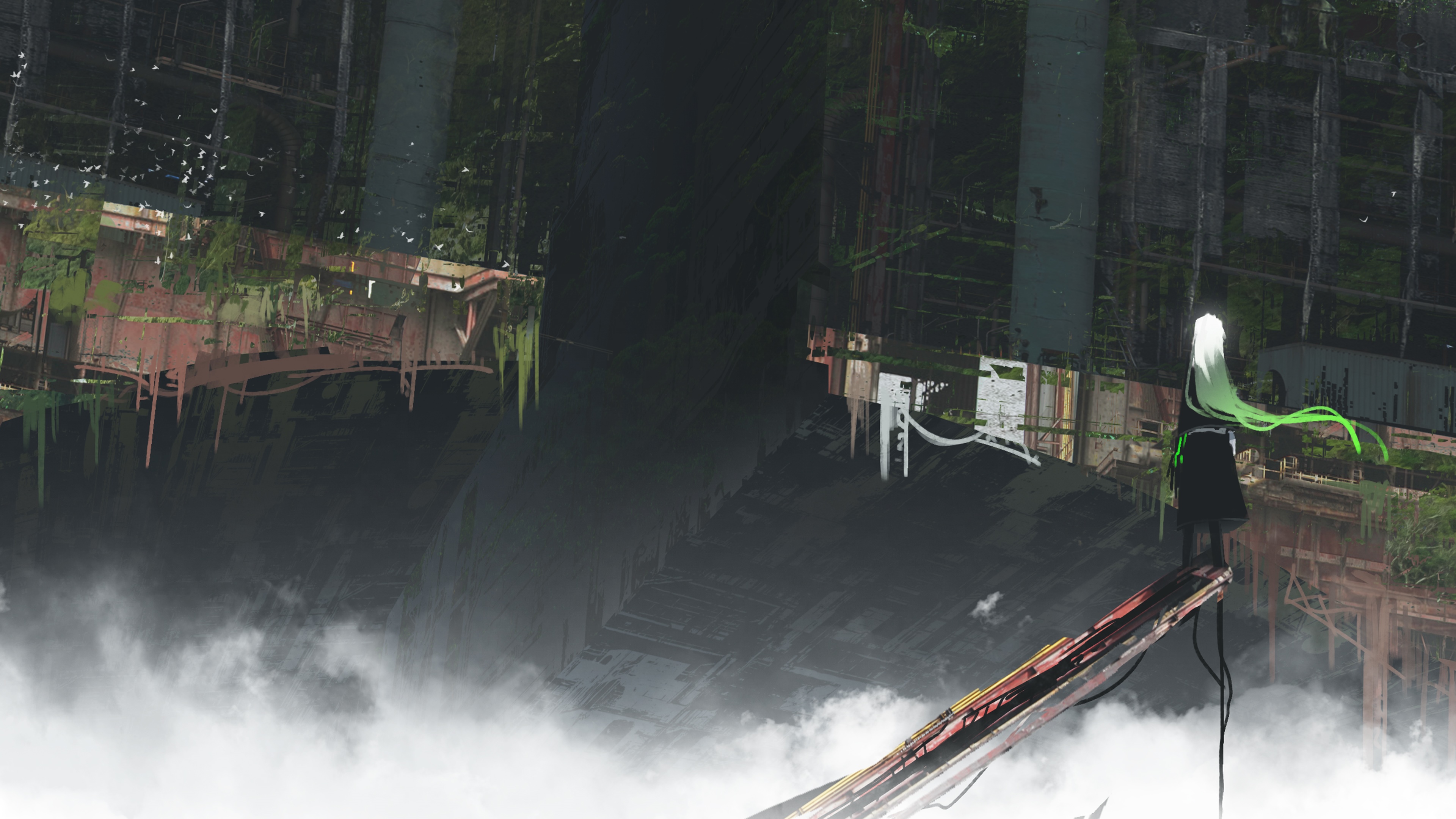 Asteroid IZ and vector to the Heaven HD Wallpaper