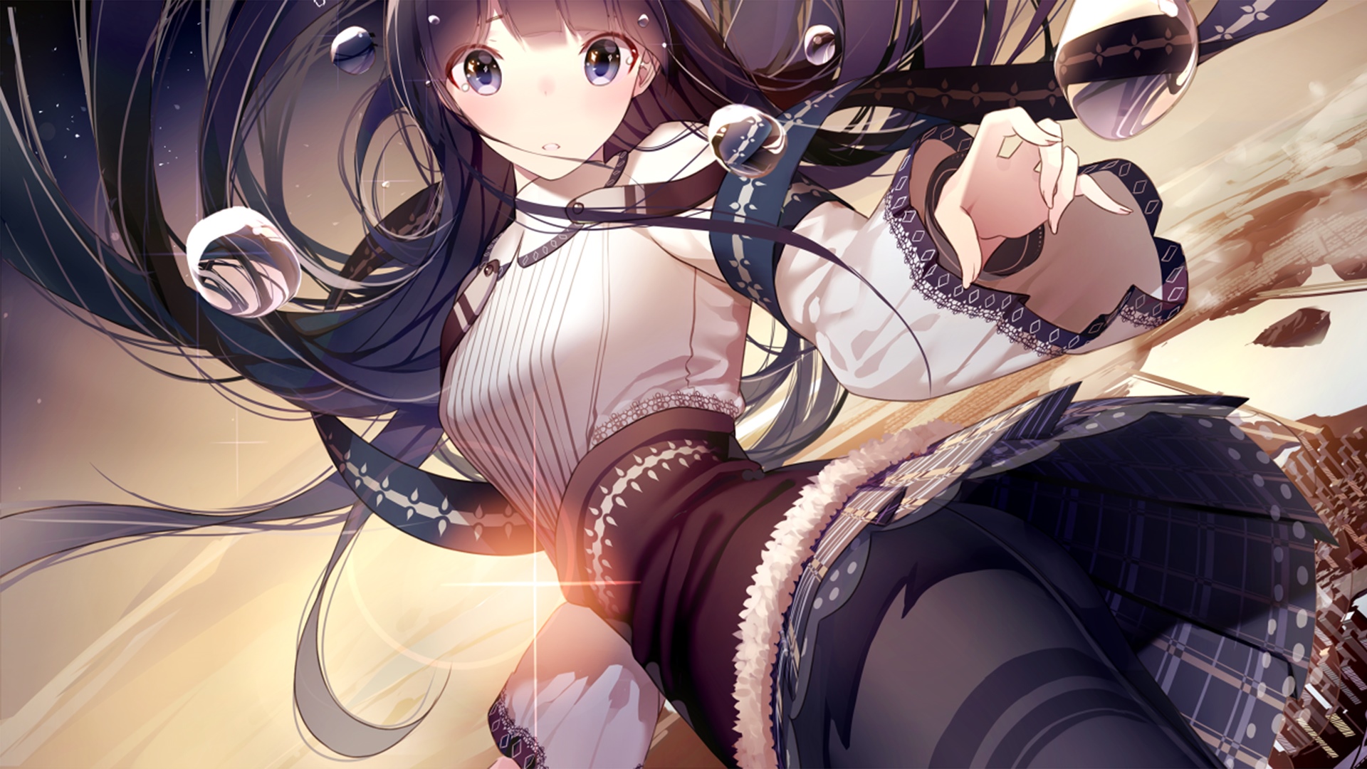 Atha falling in a cityscape HD Wallpaper