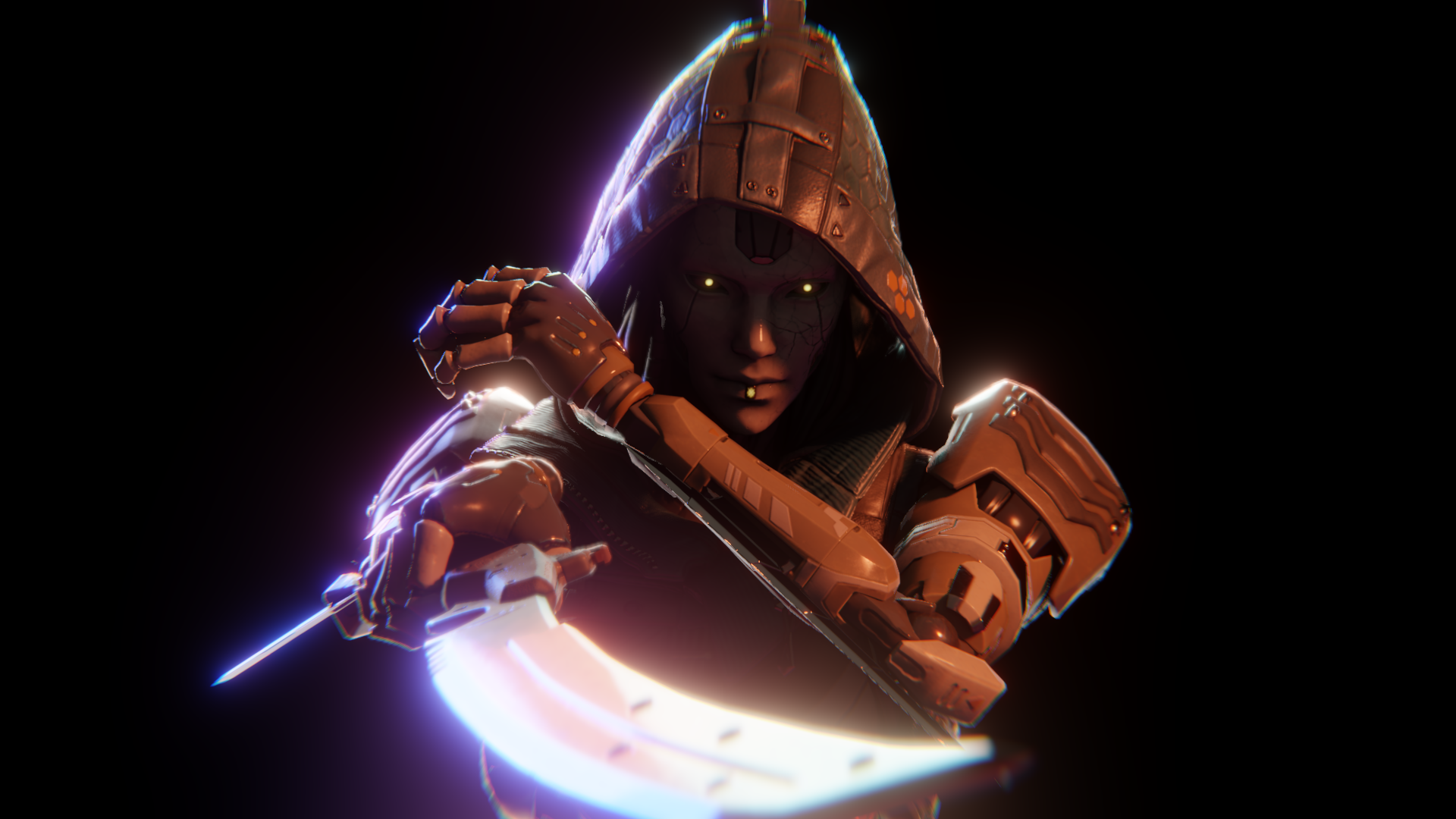 Ash from Apex Legends holding a blade HD Wallpaper