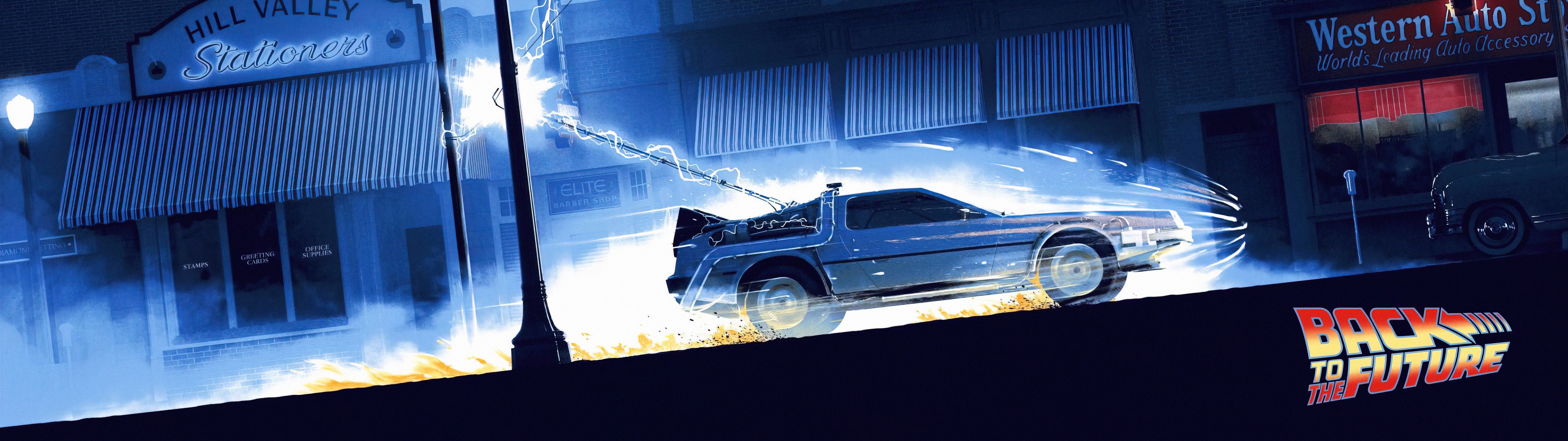 4K Back to the Future DeLorean Time Travel HD Wallpaper