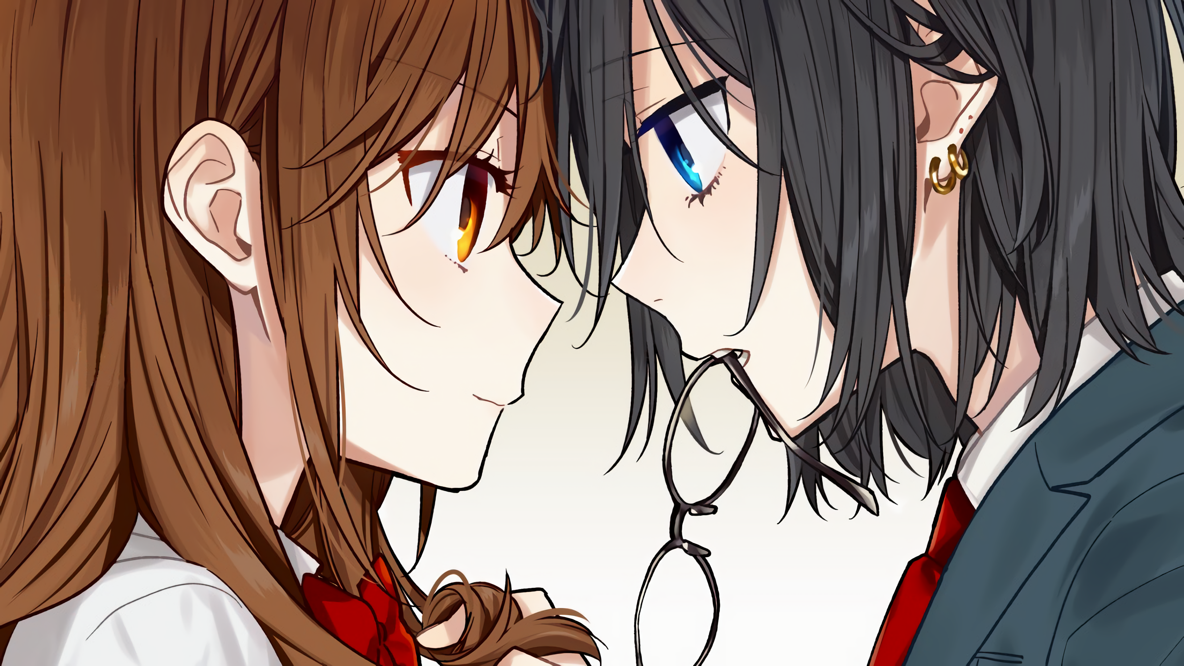 4K Horimiya: Miyamura Izumi and Kyouko Hori HD Wallpaper