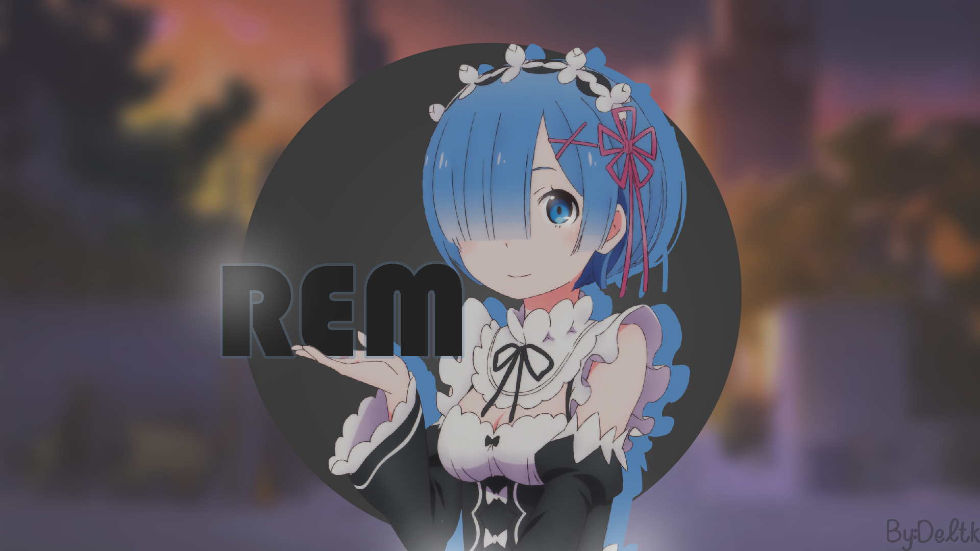 Rem from Re:Zero Kara Hajimeru Isekai Seikatsu HD Wallpaper