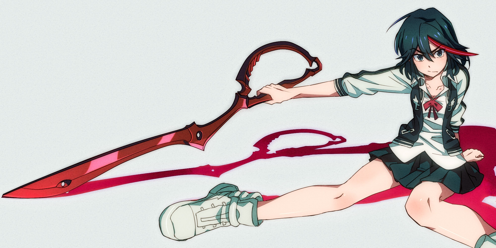 Matoi Ryuuko with Scissor Blade HD Wallpaper