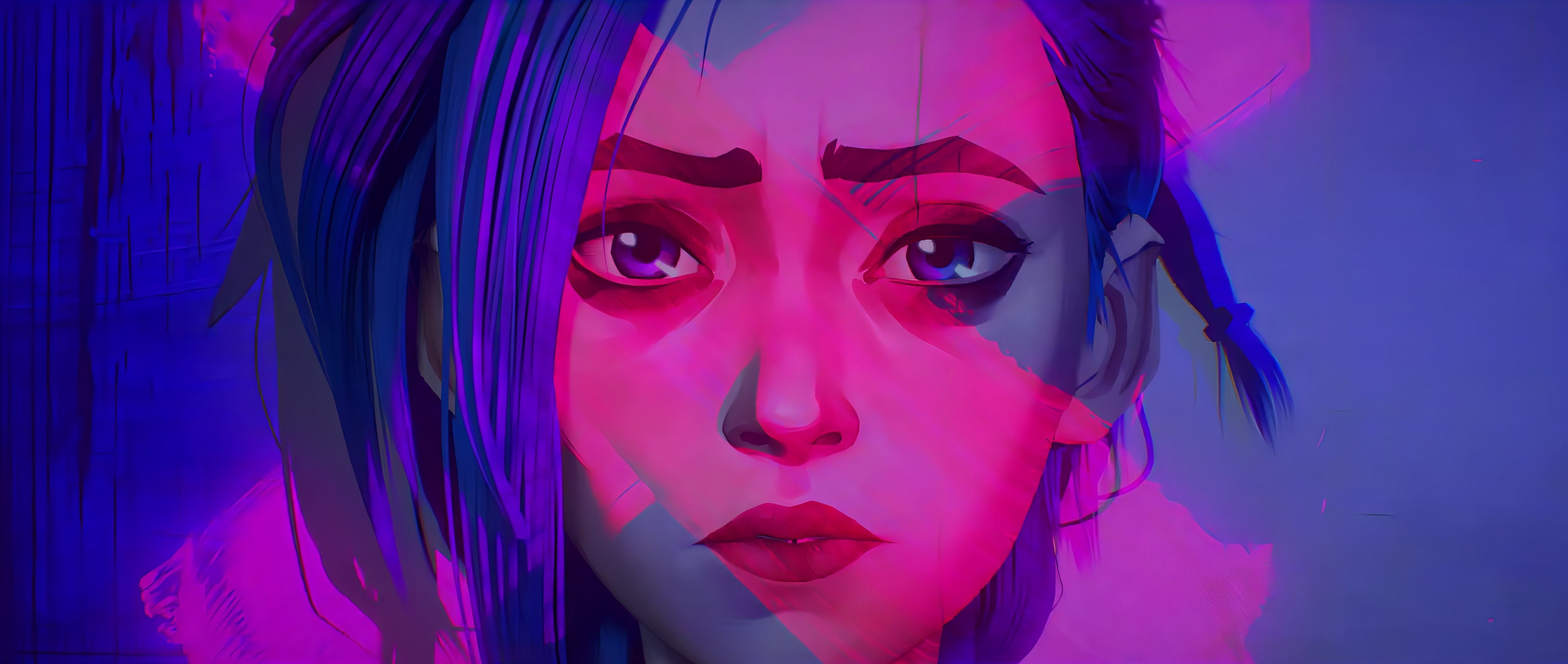 4K Arcane Jinx Portrait HD Wallpaper